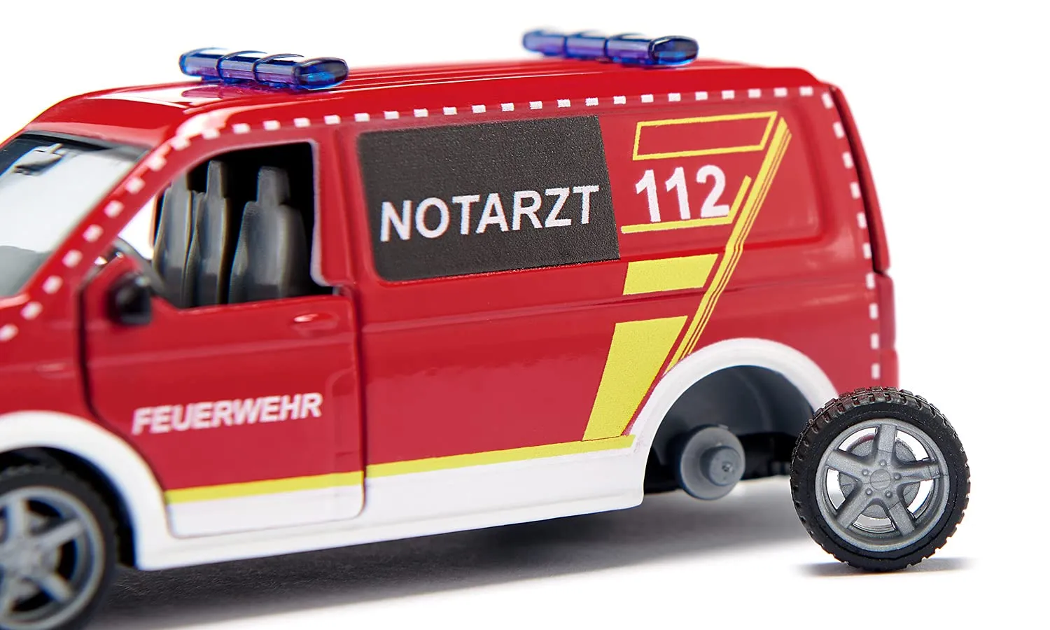 Siku 2116 Ambulanza VW T6, 1:50, Rosso/Bianco - immagine 3