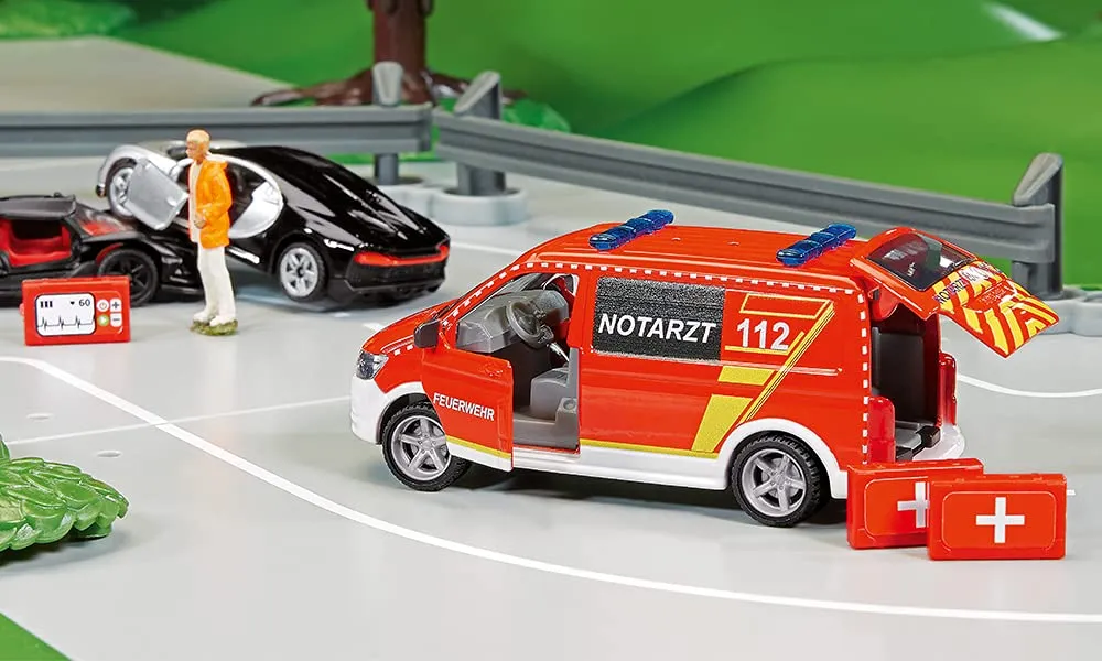 Siku 2116 Ambulanza VW T6, 1:50, Rosso/Bianco - immagine 6