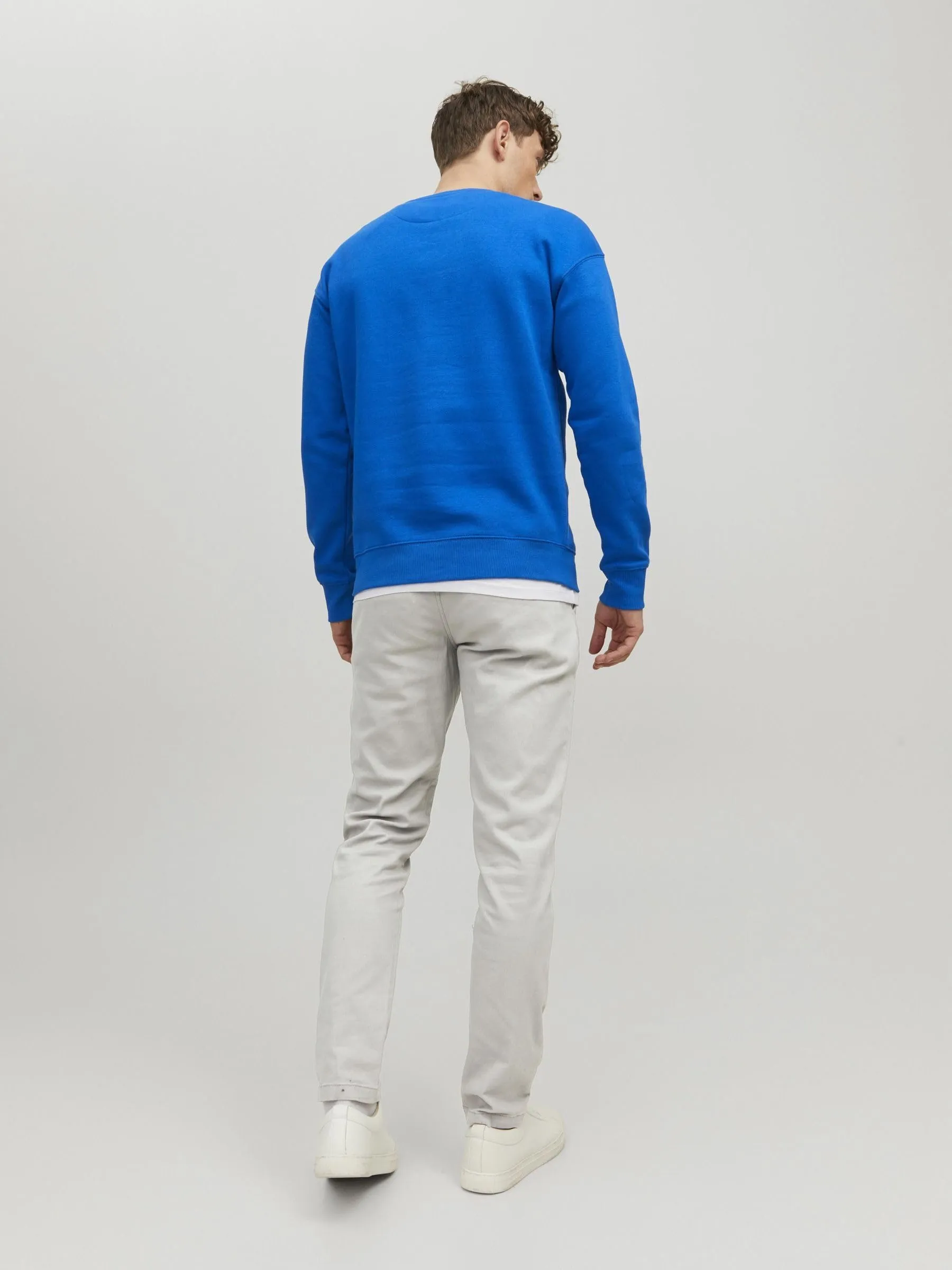 Jack & Jones Pantaloni Chino Slim Fit Grigio Ghost 29/34 - immagine 3