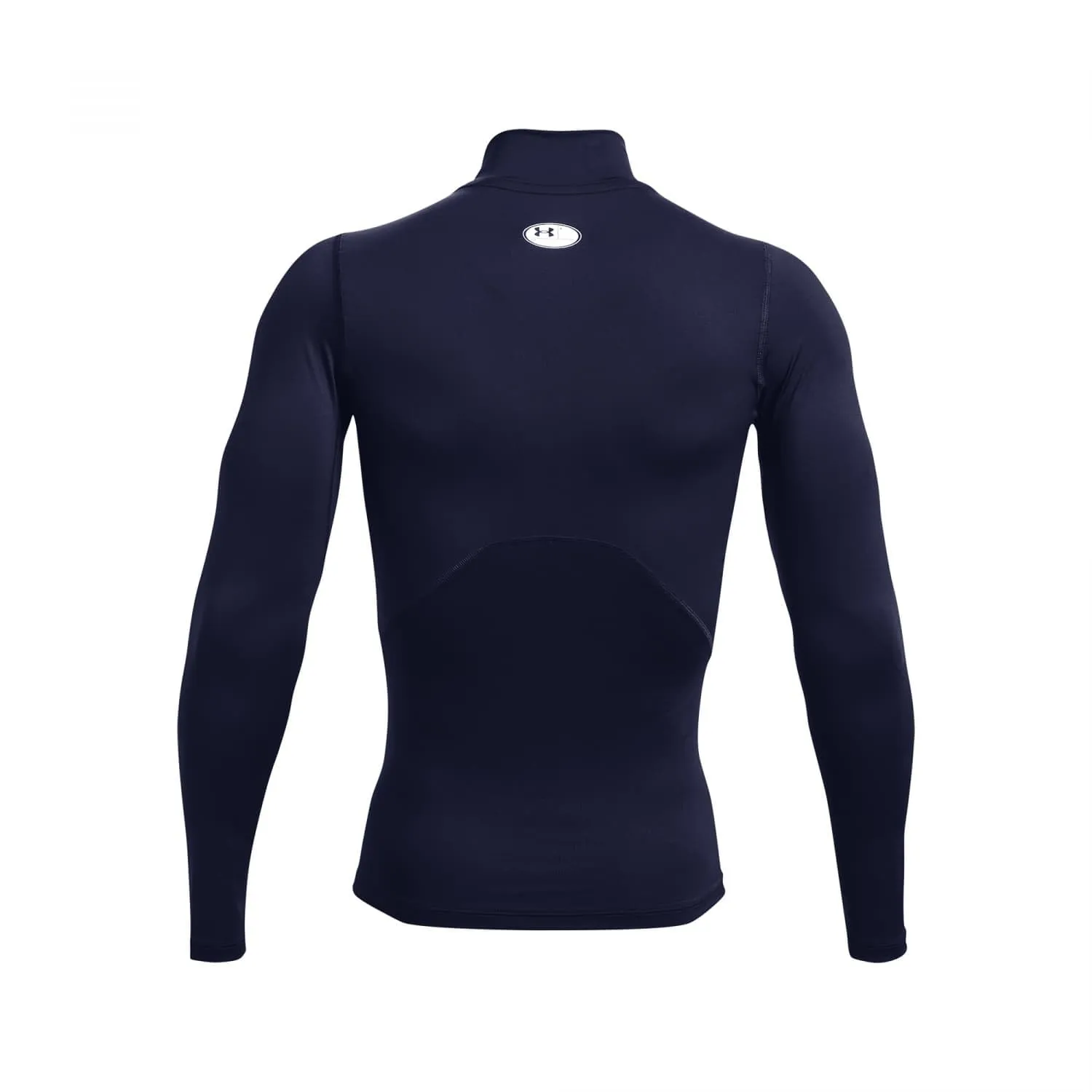 Under Armour HeatGear Armour Maglietta a Maniche Lunghe da Uomo - Blu Navy Mezzanotte/Bianco - 4XL - immagine 3
