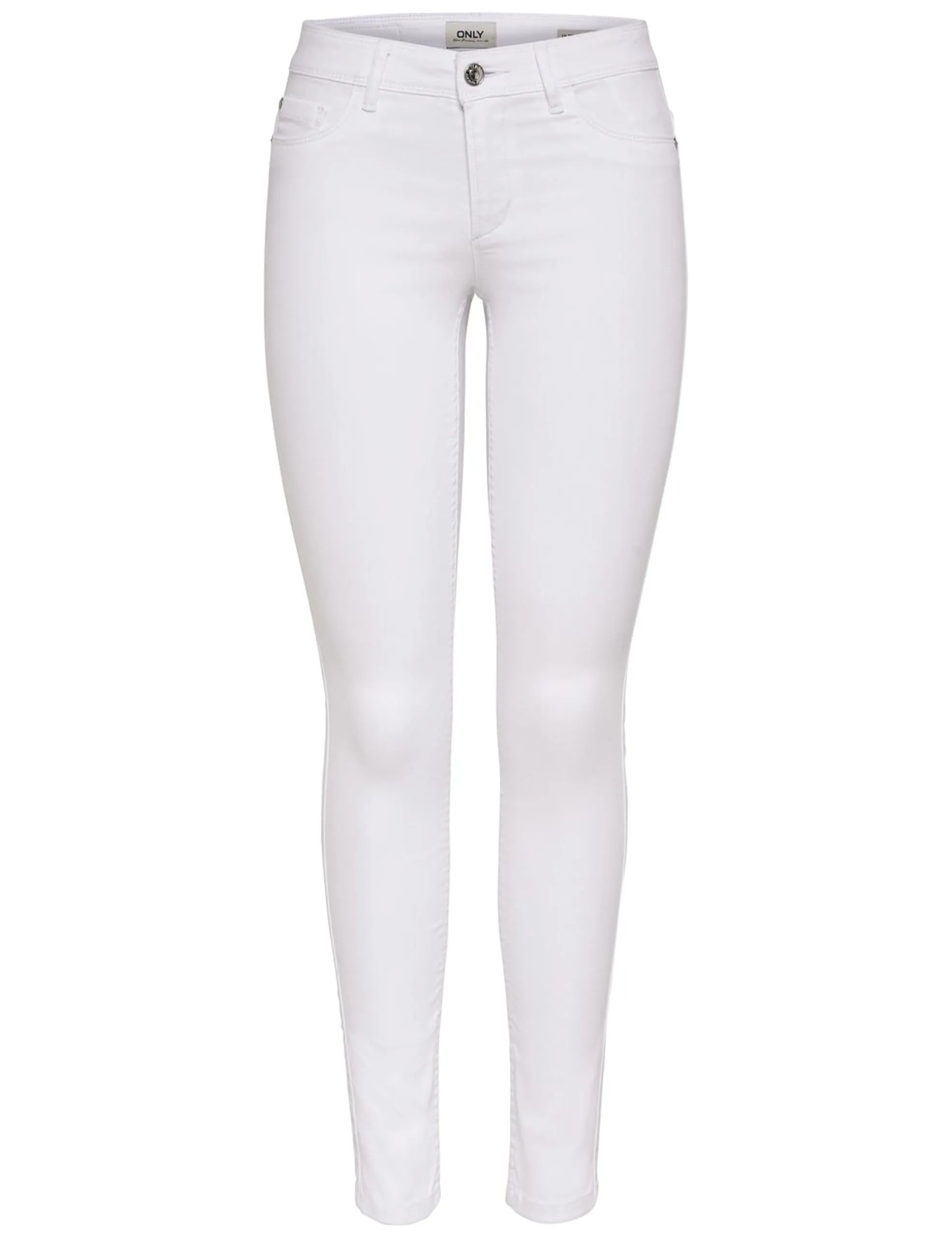ONLY NOS Onlultimate King Reg Skinny Jeans, Bianco (White), W34/L30, XS - immagine 1