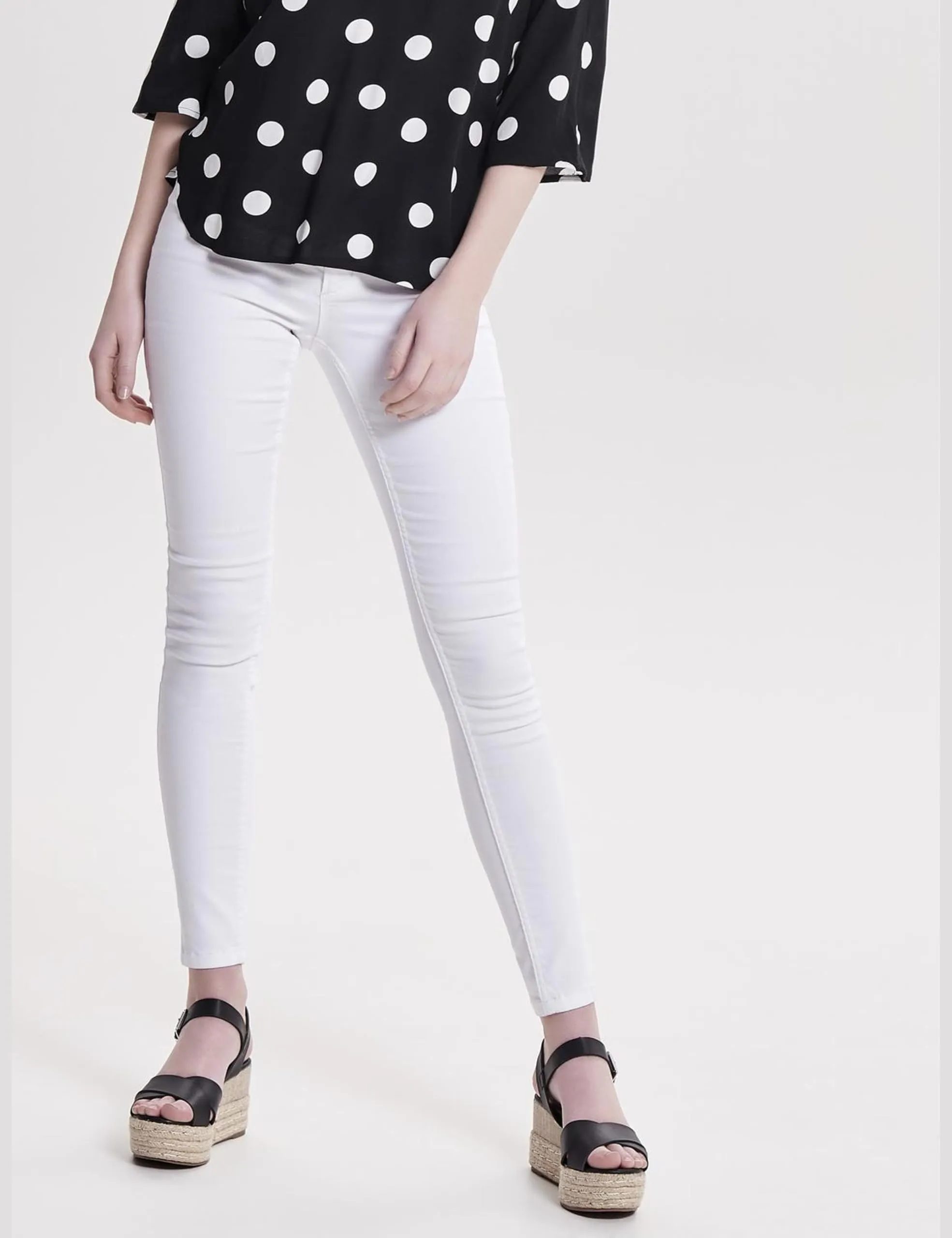ONLY NOS Onlultimate King Reg Skinny Jeans, Bianco (White), W34/L30, XS - immagine 2