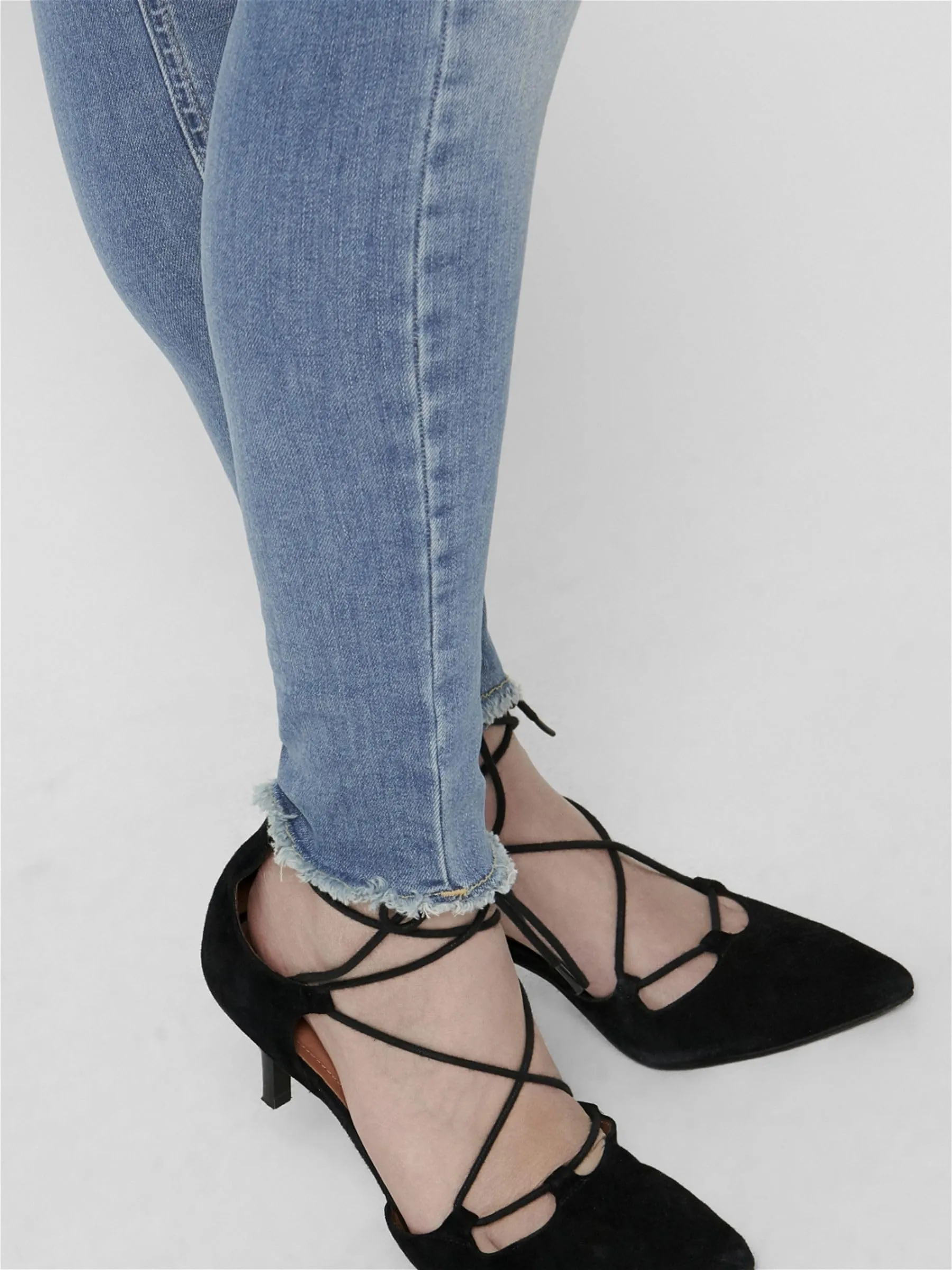 ONLY ONLBLUSH Vita Media Skinny Fit Ankle Jeans Blu S/30 - immagine 6
