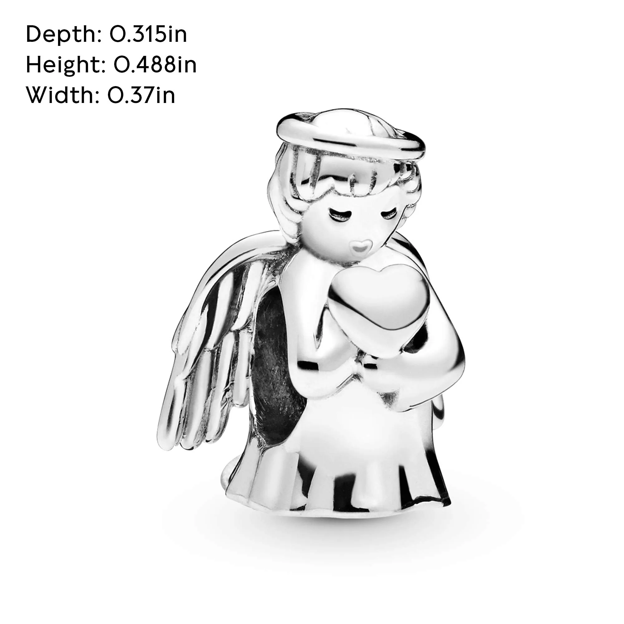 Pandora Passions Ciondolo a forma di angelo in argento Sterling 798413C00 - immagine 6
