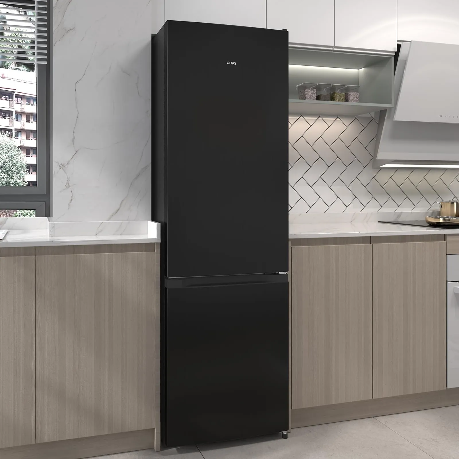 CHiQ 260L Frigorifero Combinato Low-Frost Inox Scuro (FBM260L) - immagine 9