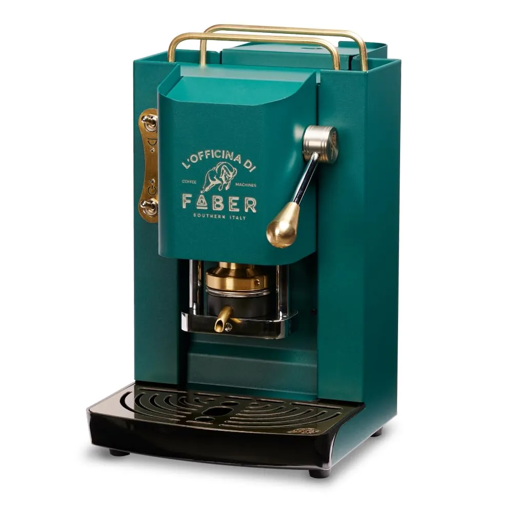 Faber Modello Pro Deluxe Macchina Caffè a Cialde ESE 44mm British Green - immagine 1