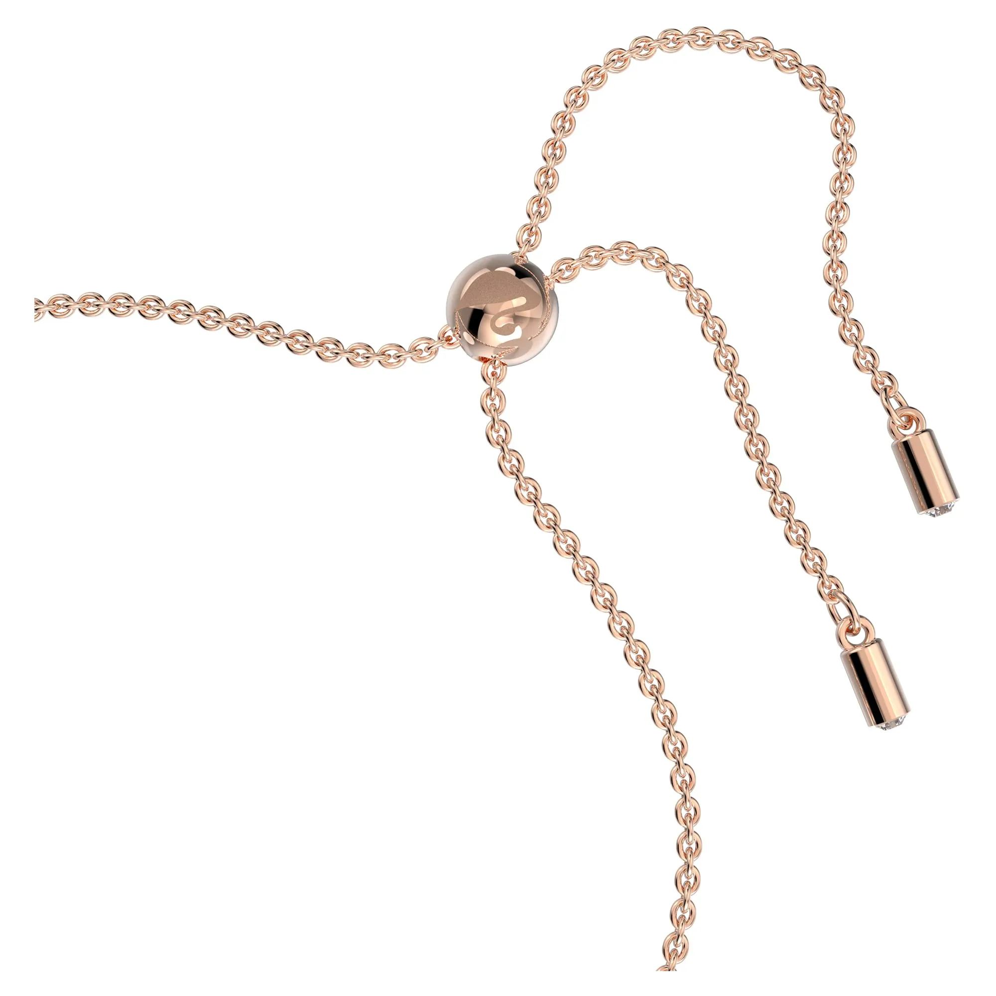 Swarovski Braccialetto Imber Emily Bianco Placcato color oro rosa - immagine 3