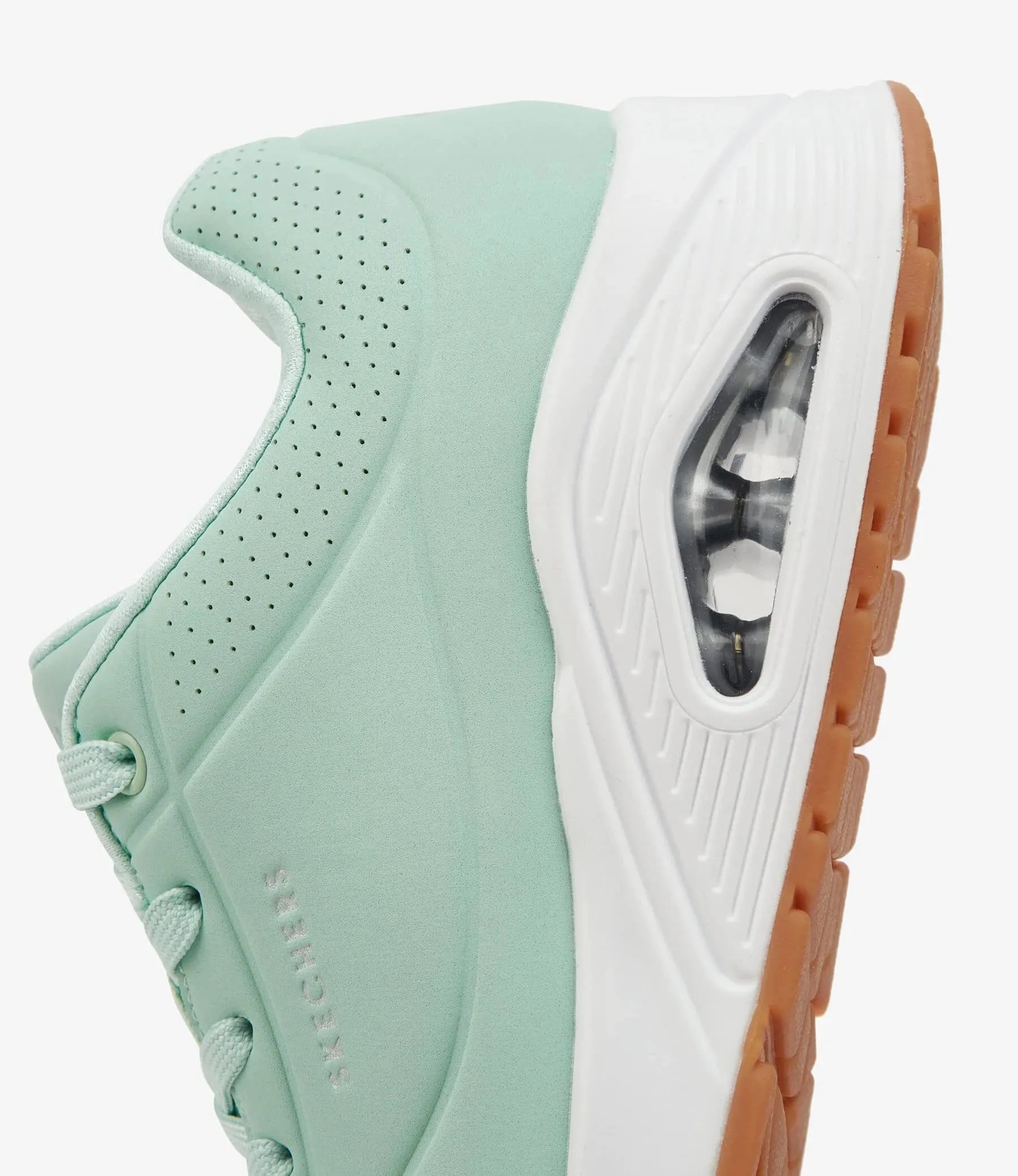 Skechers Uno Stand On Air Scarpe da ginnastica Donna, Mint Durabuck Mesh, 39.5 EU - immagine 2