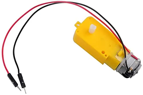 Guuzi TT DC Gear Motor Double Shaft 3-6V for Arduino Robot Smart Car, 6 Pieces - immagine 2