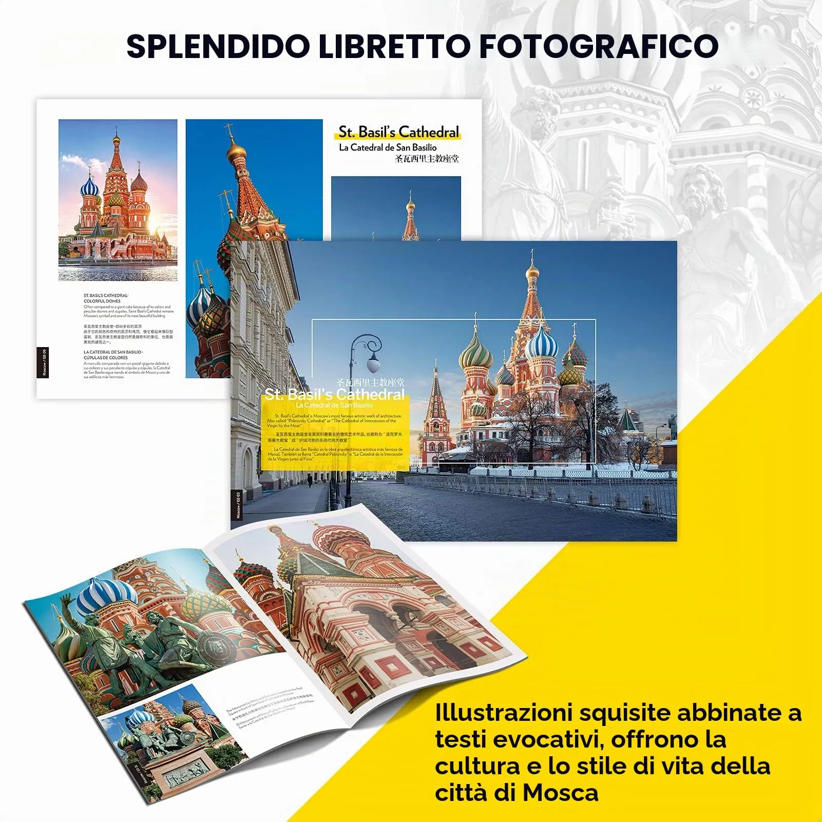 CubicFun Puzzle 3D San Basilio Mosca, Modello Architettura 224 Pezzi - immagine 3