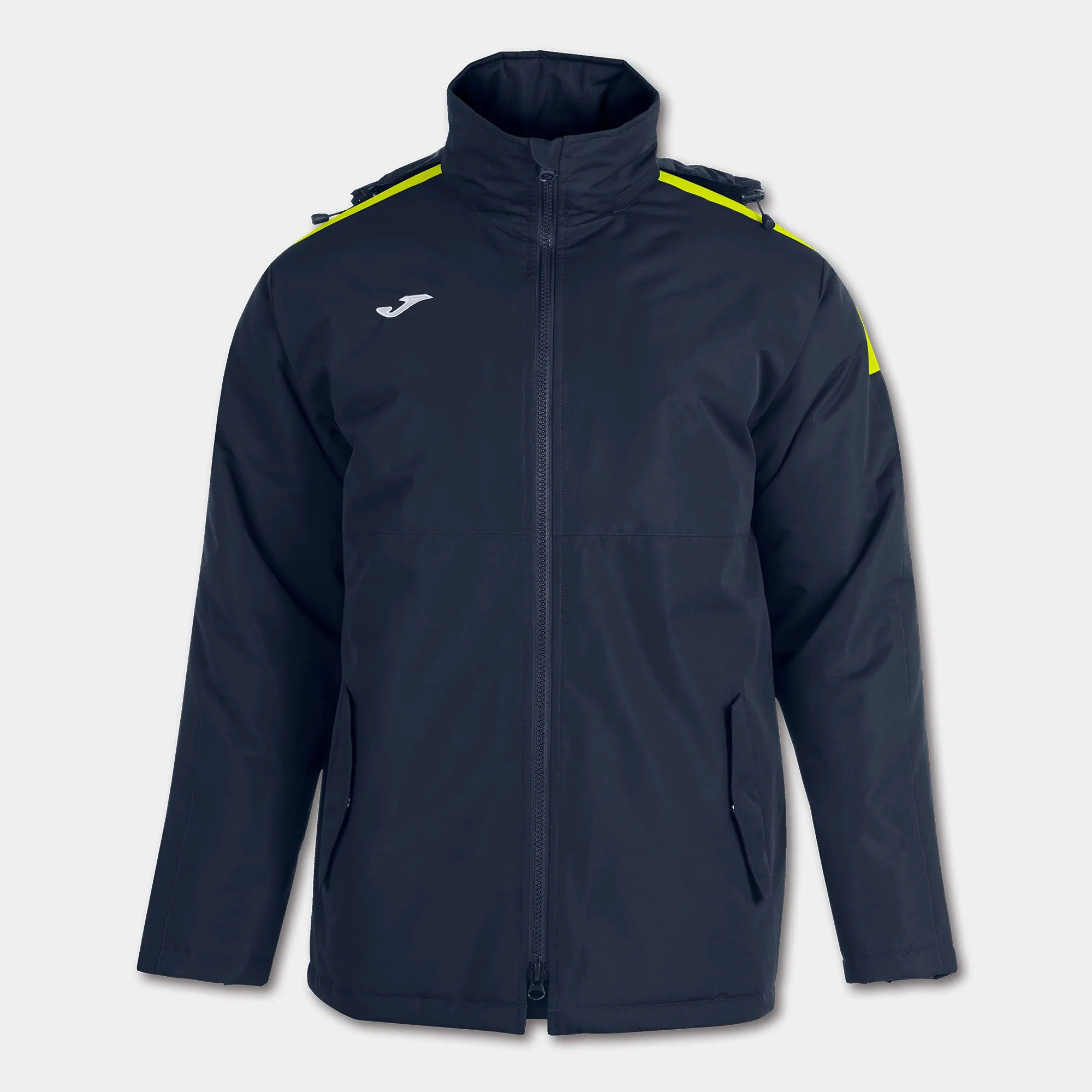 Joma Trivor Unisex Adult Anorak - Navy Blue/Fluo Yellow - XXS - immagine 1