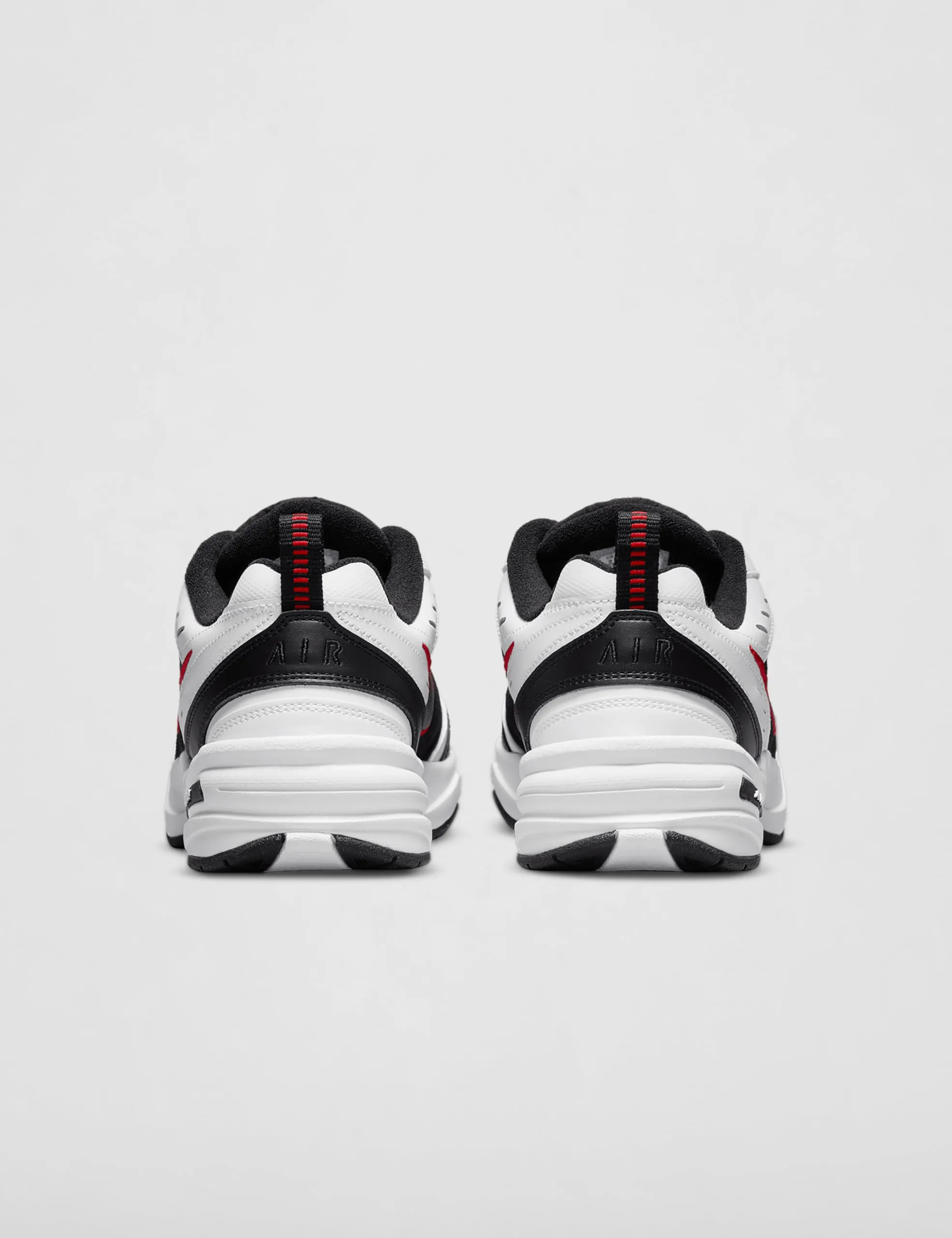 Nike Air Monarch IV Scarpe da Ginnastica Uomo - Bianco White Black Varsity Red 355, 47 EU - immagine 7