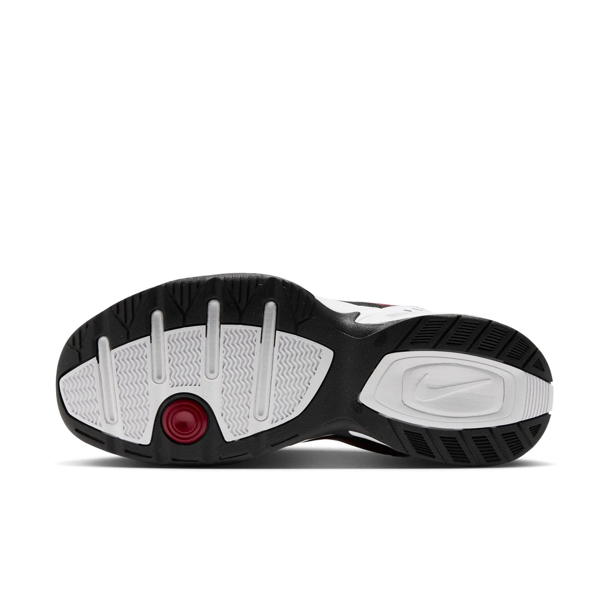 Nike Air Monarch IV Scarpe da Ginnastica Uomo Bianco White Black Varsity Red 101, 44 EU - immagine 7