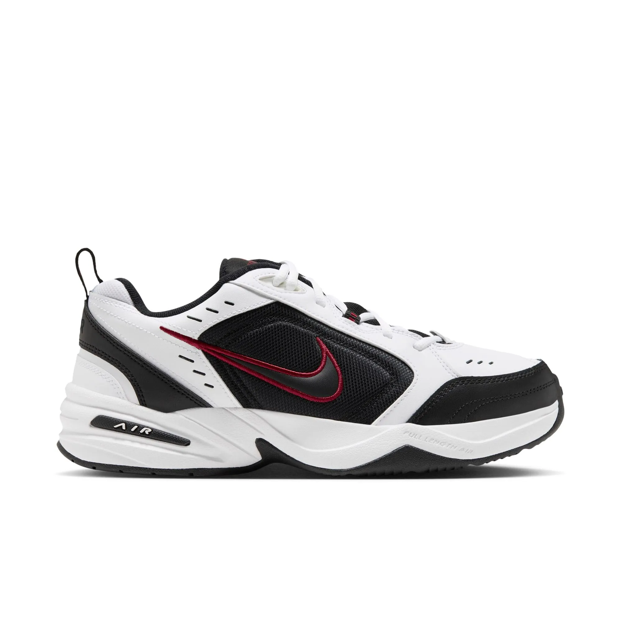Nike Air Monarch IV Scarpe da Ginnastica Uomo Bianco White Black Varsity Red 101, 44 EU - immagine 8