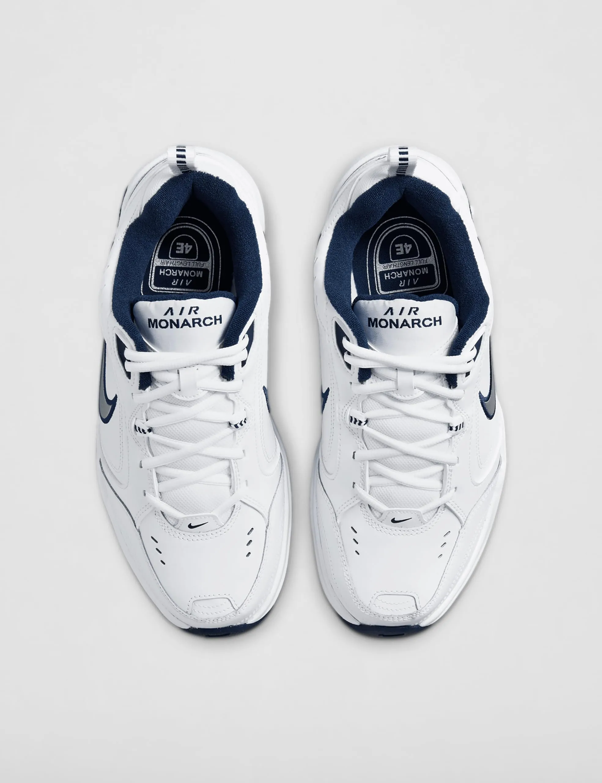 Nike Air Monarch IV Scarpe da Ginnastica Uomo Bianco White Black Varsity Red 101, 41 EU - immagine 5