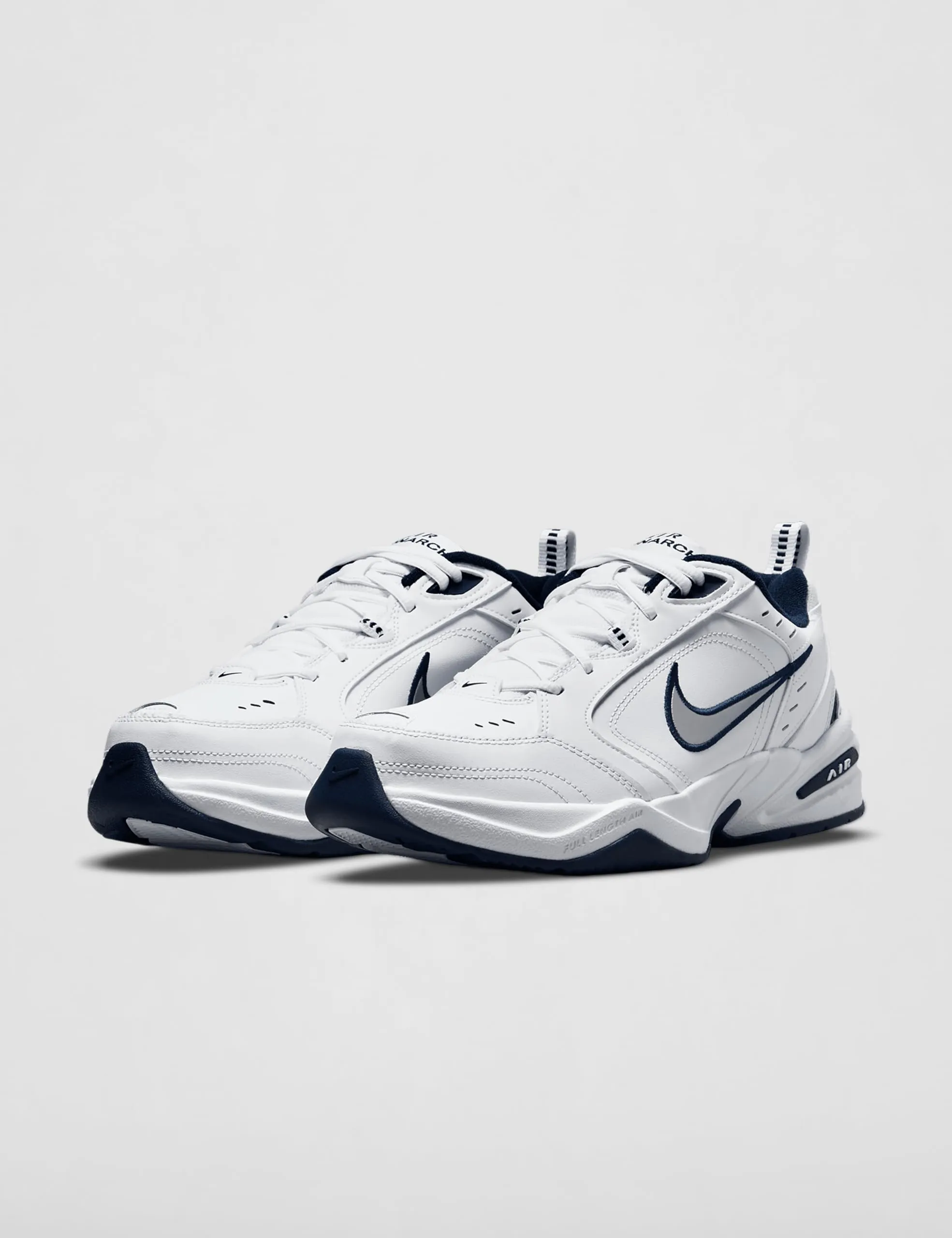 Nike Air Monarch IV Scarpe da Ginnastica Uomo Bianco White Black Varsity Red 101, 41 EU - immagine 6