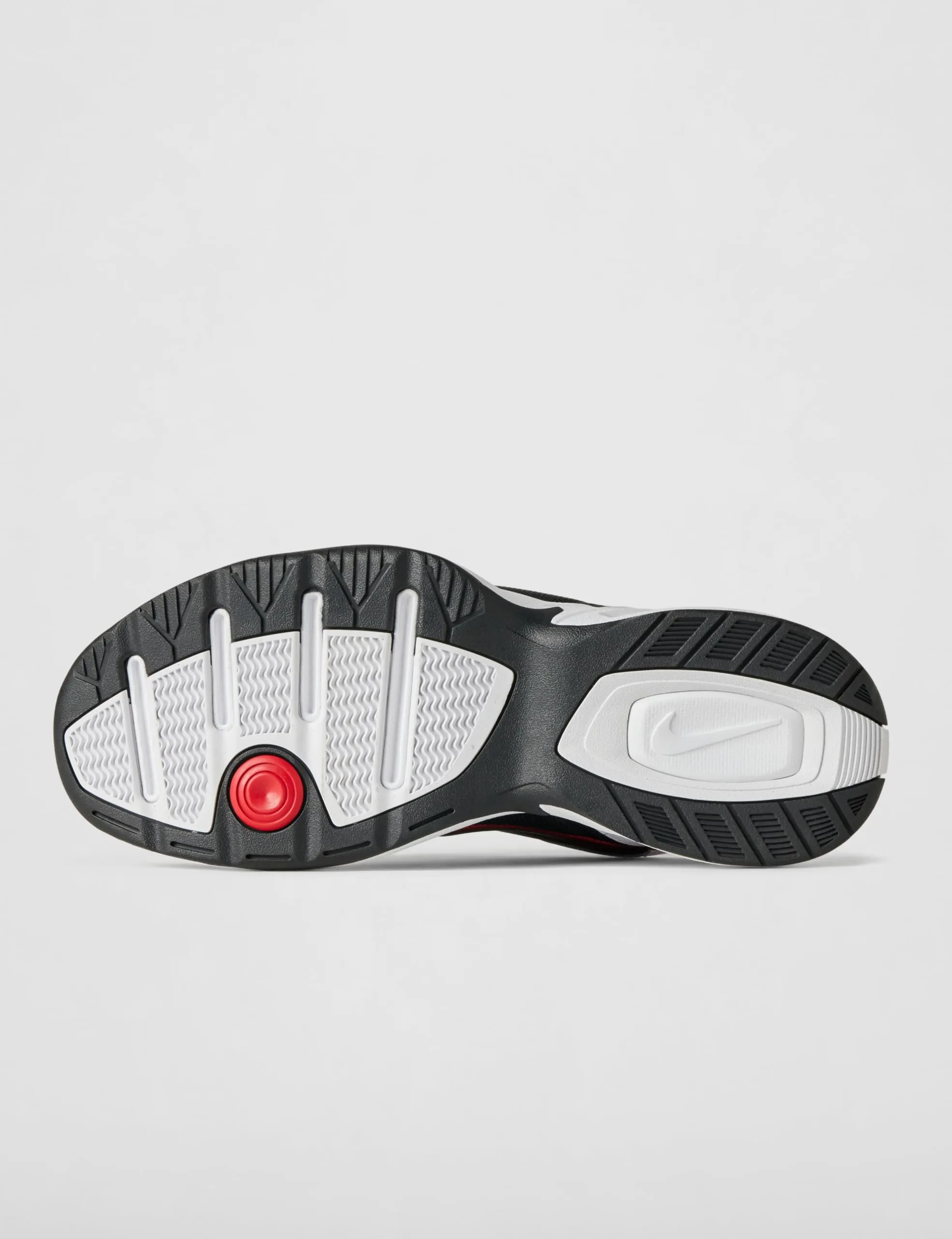 Nike Air Monarch IV Scarpe da Ginnastica Uomo Bianco White Black Varsity Red 101, 47 EU - immagine 4
