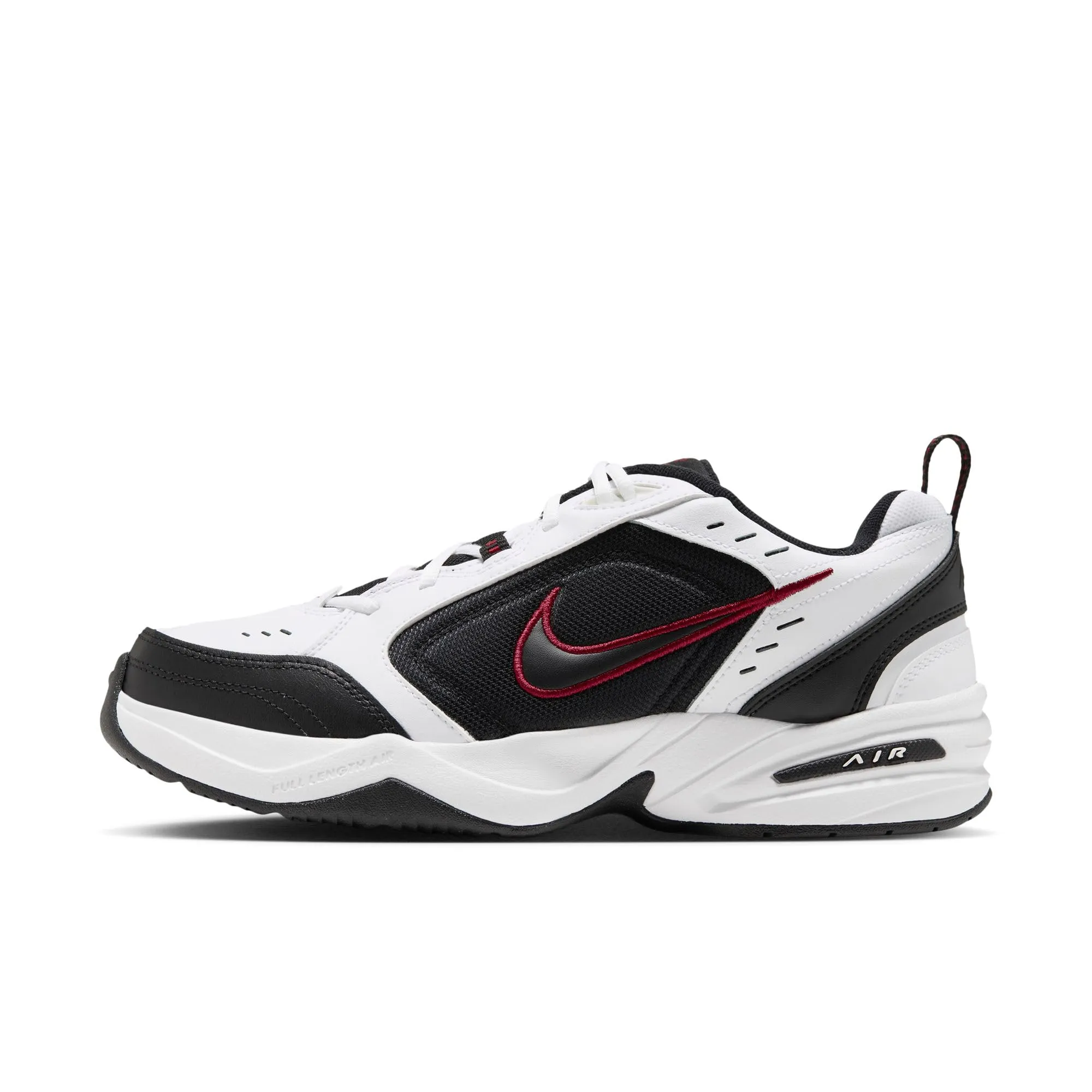 Nike Air Monarch IV Scarpe da Ginnastica Uomo - Bianco White Black Varsity Red 101, 42.5 EU - immagine 1