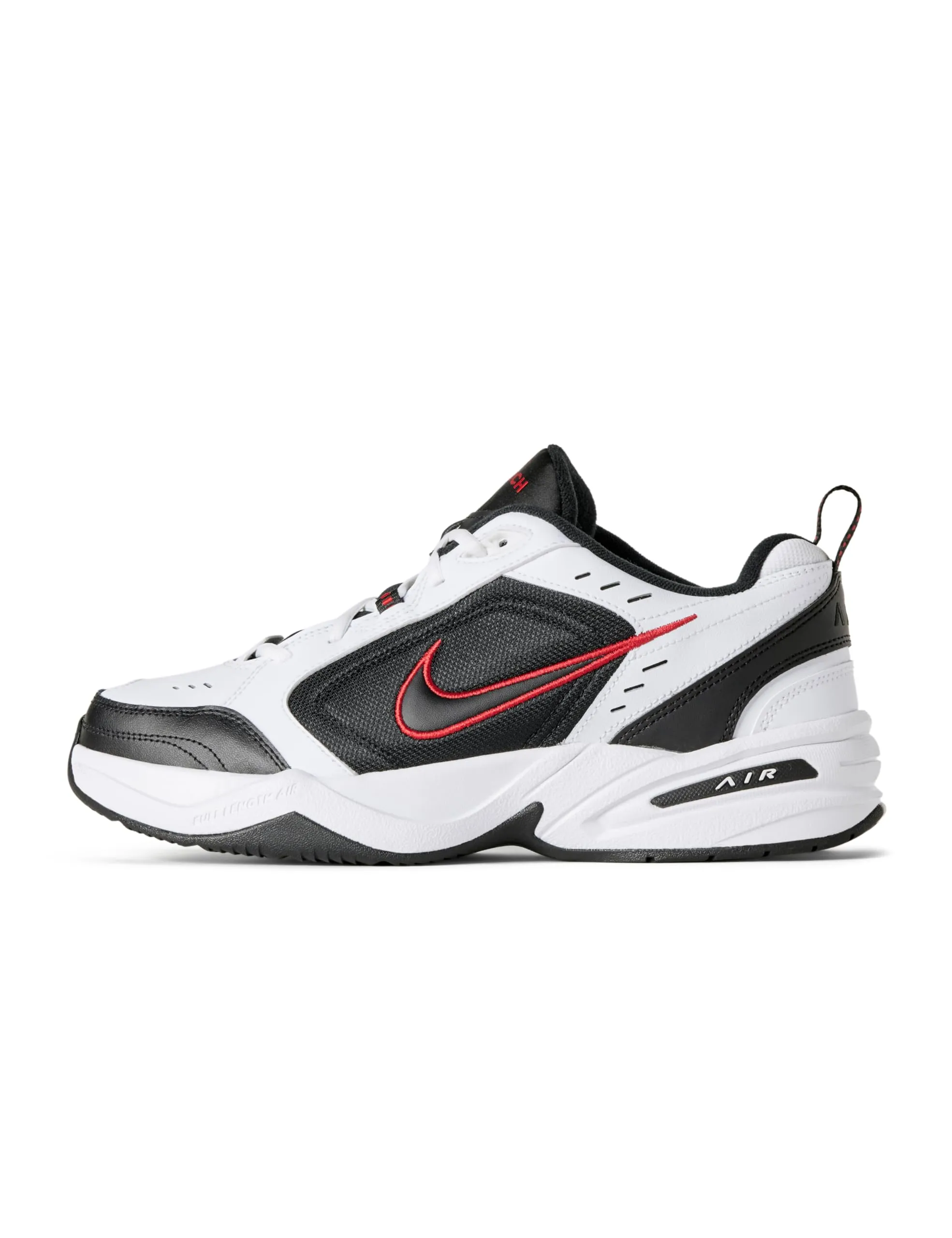 Nike Air Monarch IV Scarpe da Ginnastica Uomo Bianco White Black Varsity Red 445, 43 EU - immagine 1