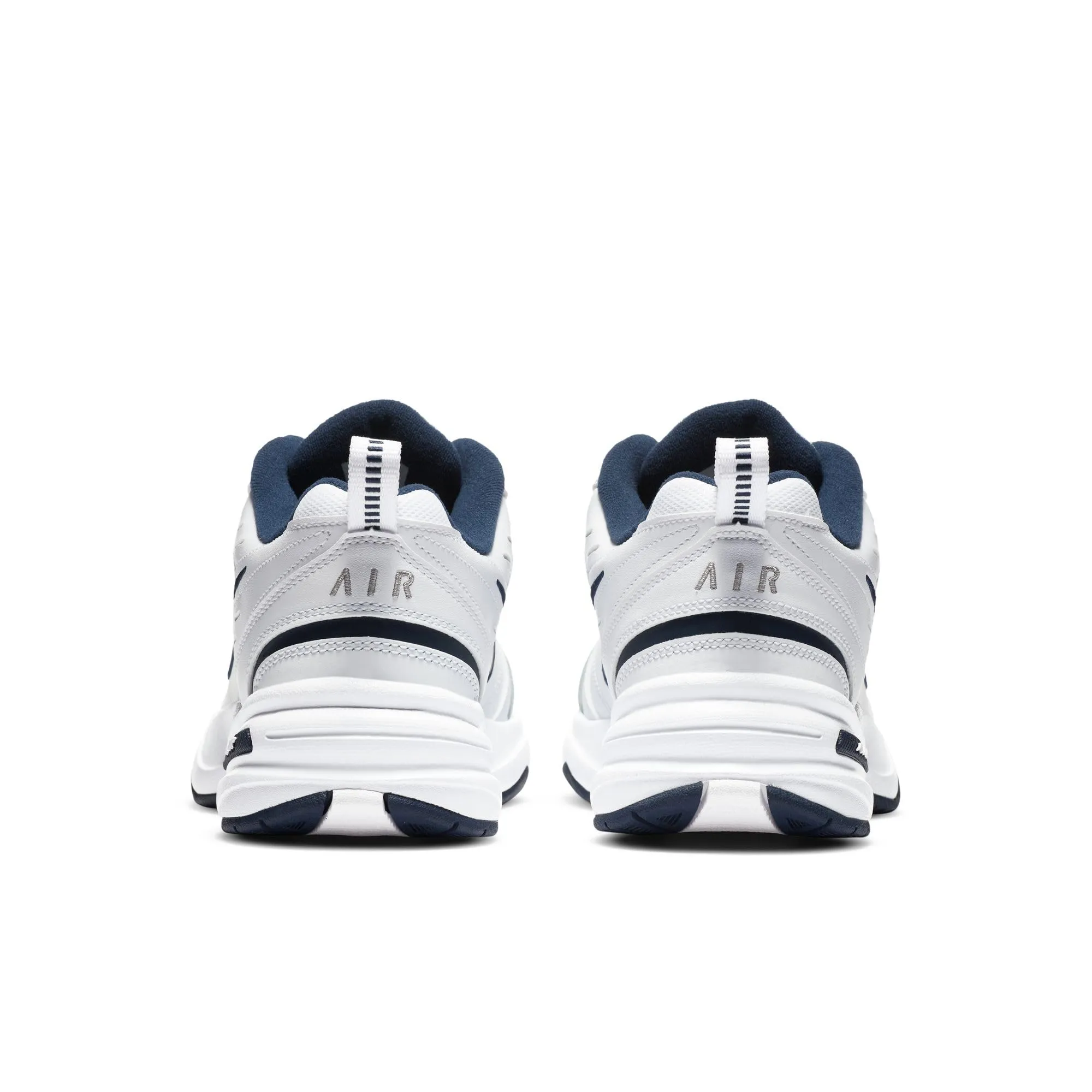 Nike Air Monarch IV Scarpe da Ginnastica Uomo White Metallic Silver Midnight Navy 415445-102 40 EU - immagine 6