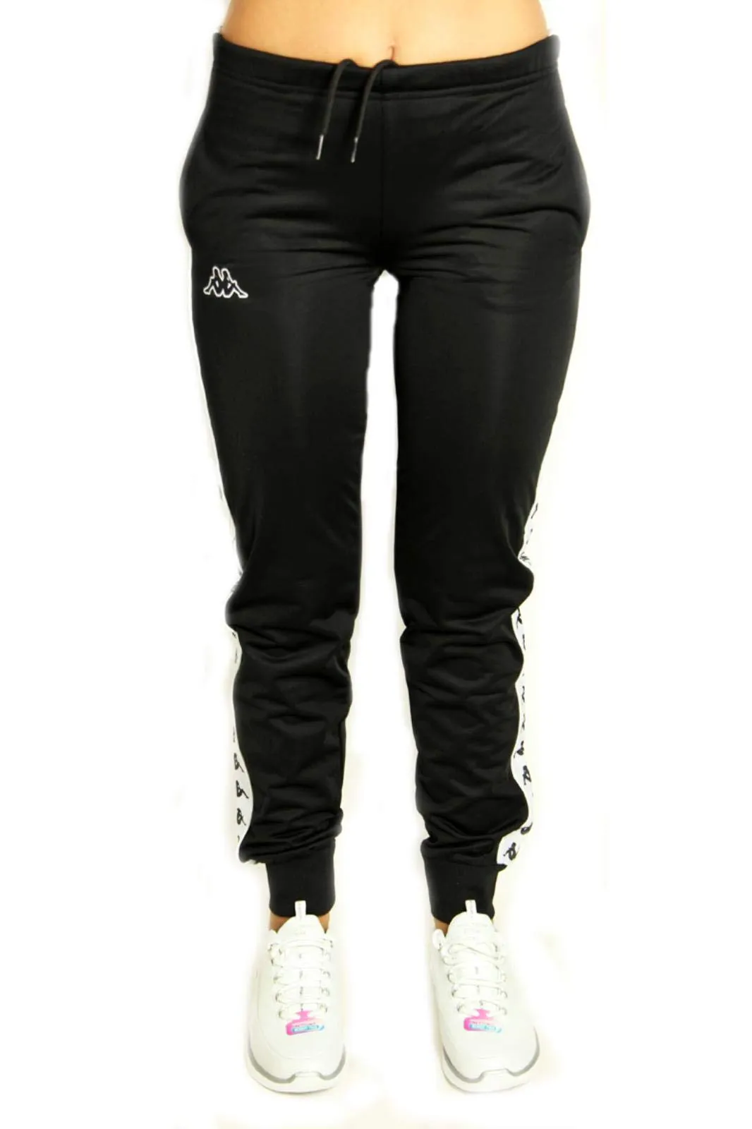 Kappa Pantaloni Donna Slim Fit Nero 303R5K0 (L) - immagine 1