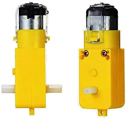 Guuzi 8 Pezzi TT DC Motore a Doppio Albero 3-6V per Arduino Robot e Auto Intelligente - immagine 2