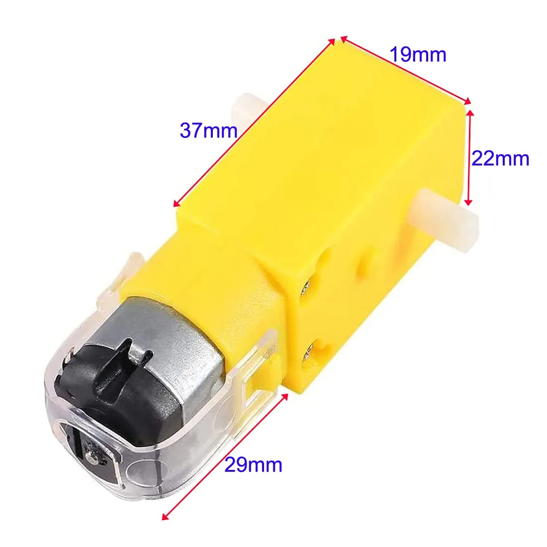 Guuzi 8 Pezzi TT DC Motore a Doppio Albero 3-6V per Arduino Robot e Auto Intelligente - immagine 4