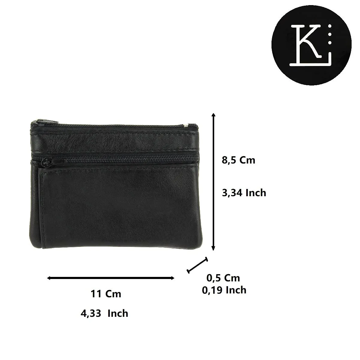 Karl Loven Portamonete Slim in Pelle A16 - immagine 4