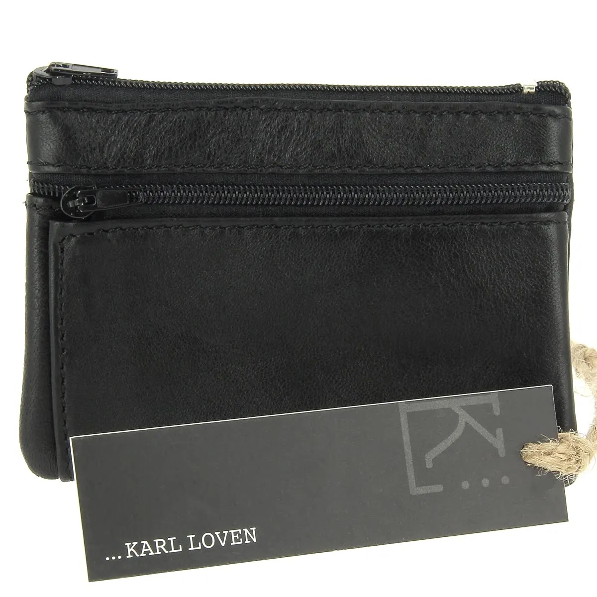 Karl Loven Portamonete Slim in Pelle A16 - immagine 5