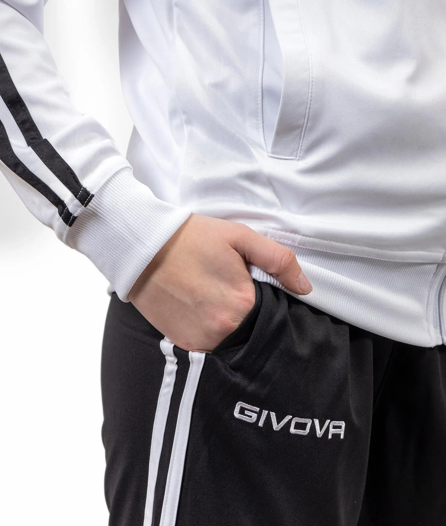 Givova Tuta Revolution Summer Bianco/Nero, Taglia L - immagine 3