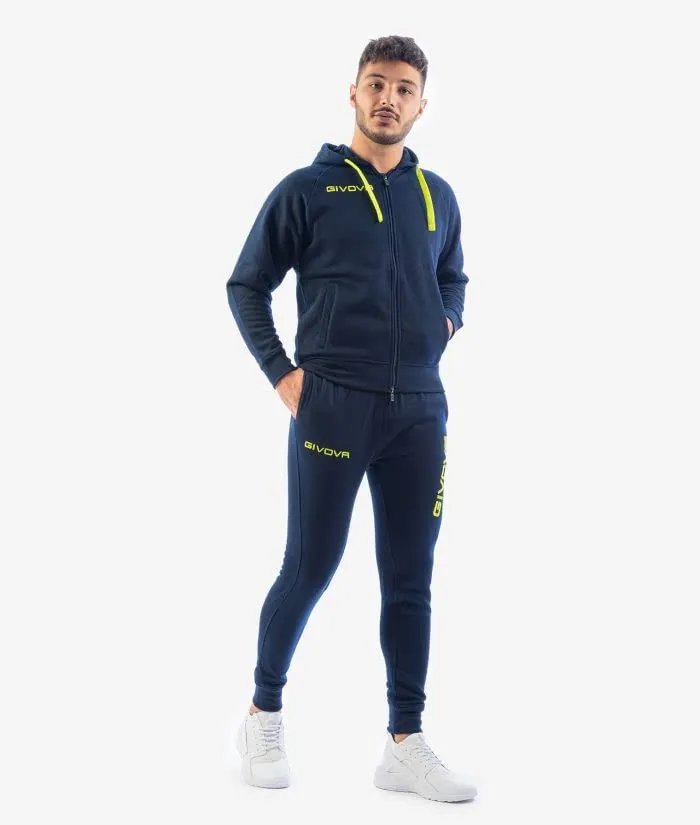 Givova Tuta King Unisex, Blu/Giallo Fluo, 4XL - immagine 2