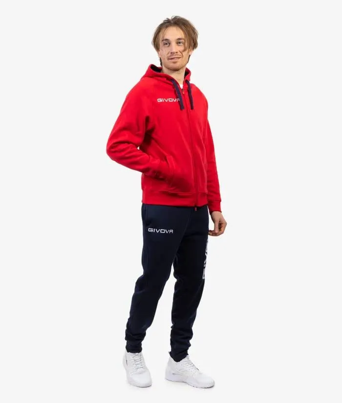 Givova Tuta King Felpa Rosso/Blu 4XL - immagine 2