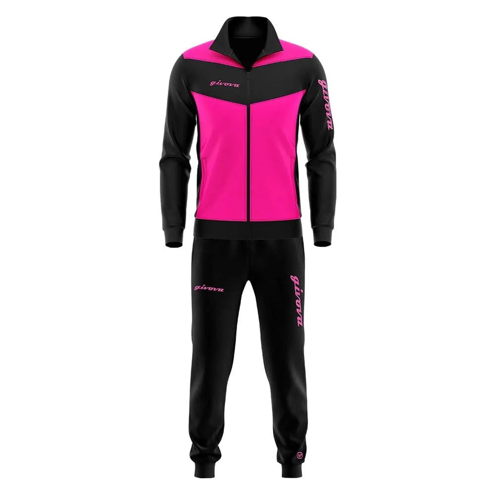 Givova Tuta Luxury Visa in Triacetato - Fuxia/Nero - immagine 1