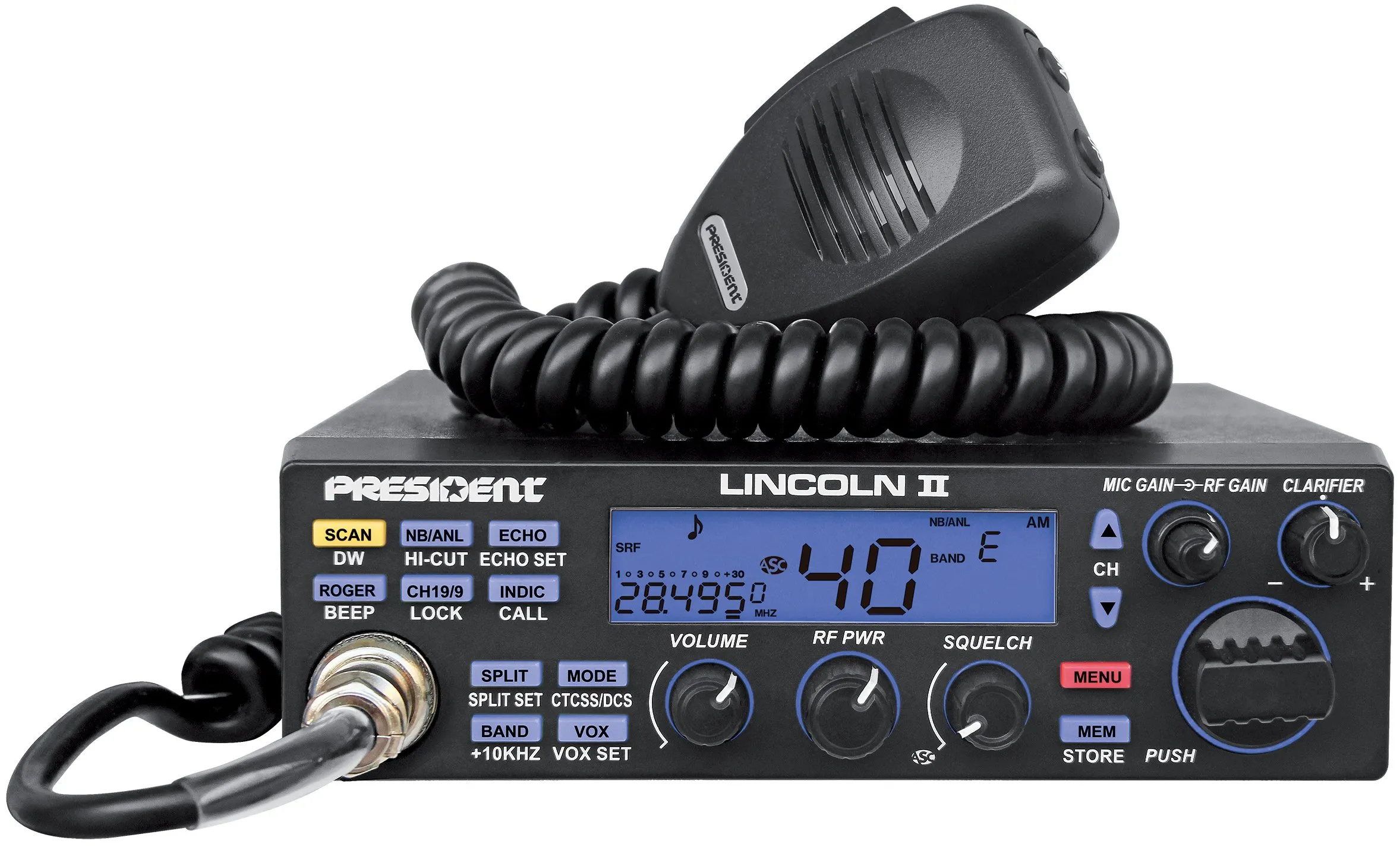President Lincoln II+ Ham Radio AM-FM-USB-LSB-CW 10/12M - immagine 3
