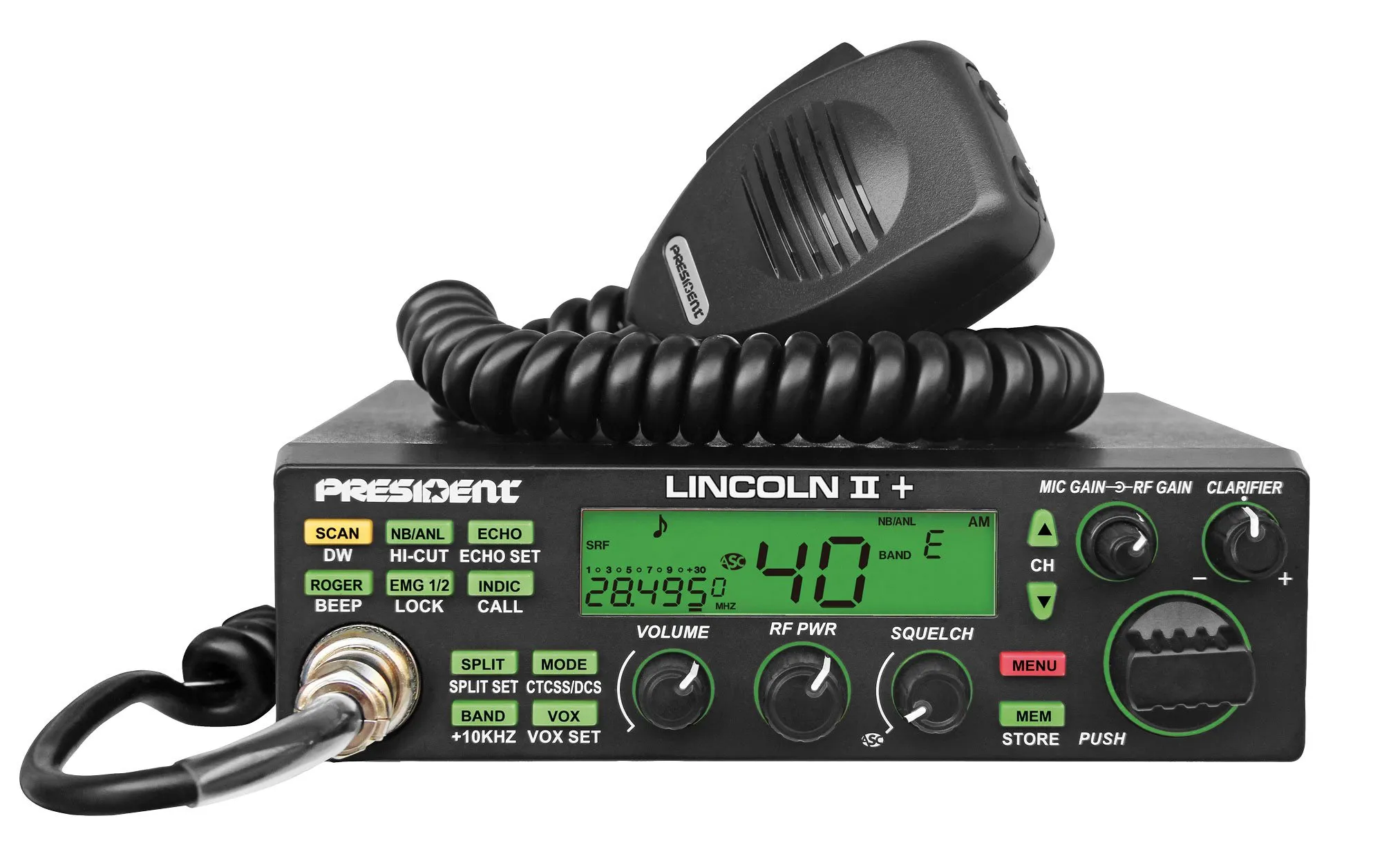 President Lincoln II+ Ham Radio AM-FM-USB-LSB-CW 10/12M - immagine 6