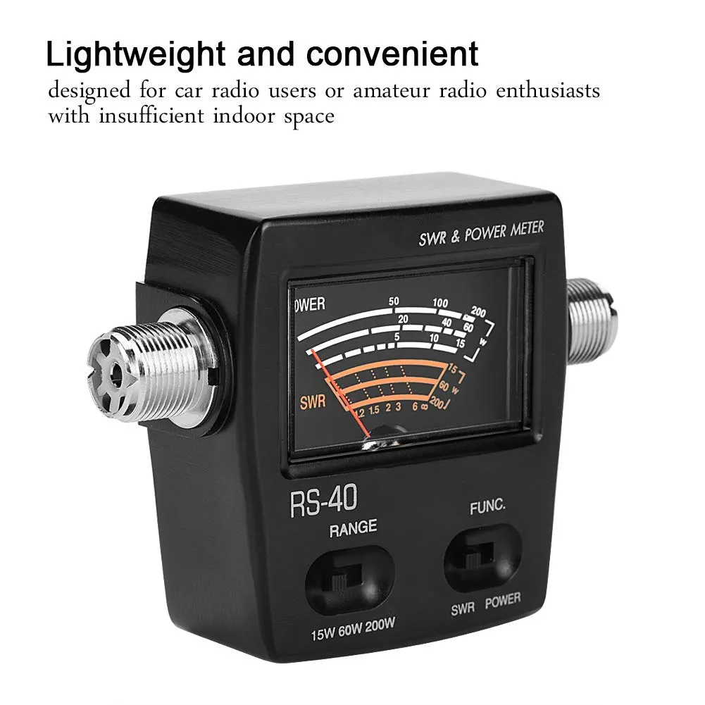Diyeeni SWR e Misuratore di Potenza 200W per UV VHF UHF Radio Bidirezionale - immagine 4