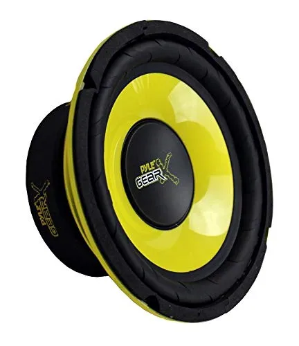 Pyle PLG64 Altoparlanti Auto Woofer 16,5 cm, 300W Picco, 4 Ohm, 60-20KHz, Giallo - immagine 4
