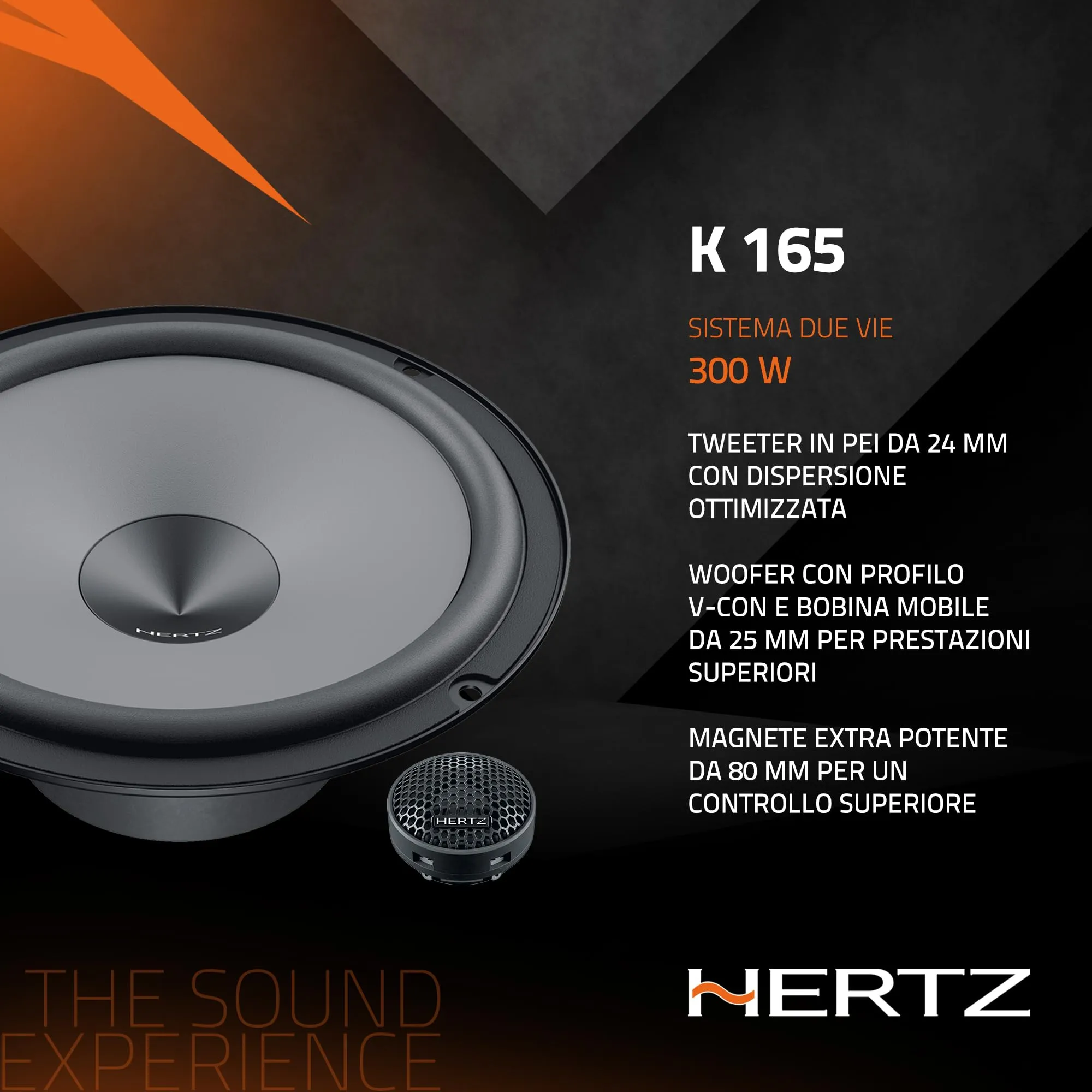 Hertz K 165 Kit 2 Vie 165 mm 300W Peak - immagine 3