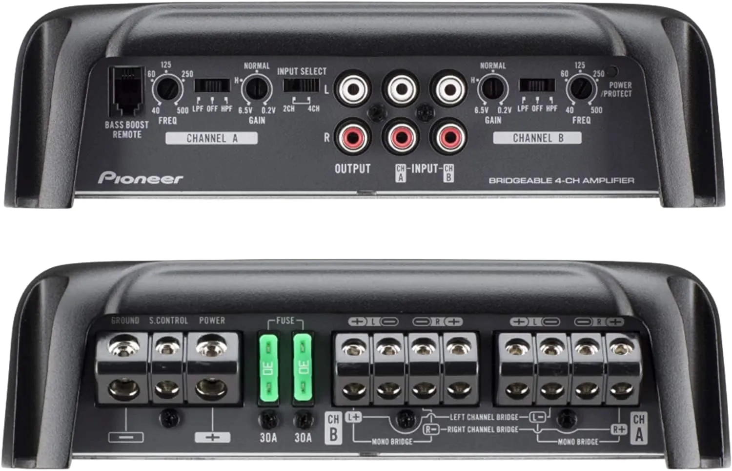 Pioneer GM-D9704 Amplificatore di Classe D a 4 Canali (1.600 W) - immagine 2