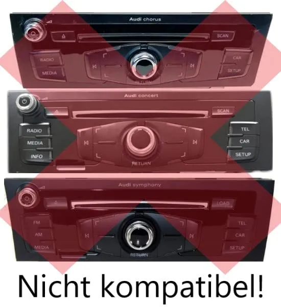 BlueMusic Interfaccia Audio Bluetooth per VW RCD RNS, Skoda Swing Dance, Audi Concert Chorus 12pin Quadlock BM-12P - immagine 4