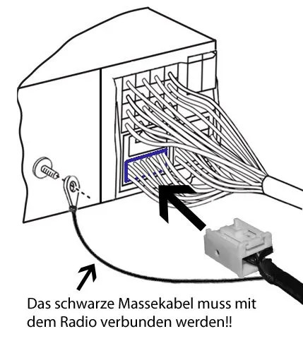BlueMusic Interfaccia Audio Bluetooth per VW RCD RNS, Skoda Swing Dance, Audi Concert Chorus 12pin Quadlock BM-12P - immagine 5