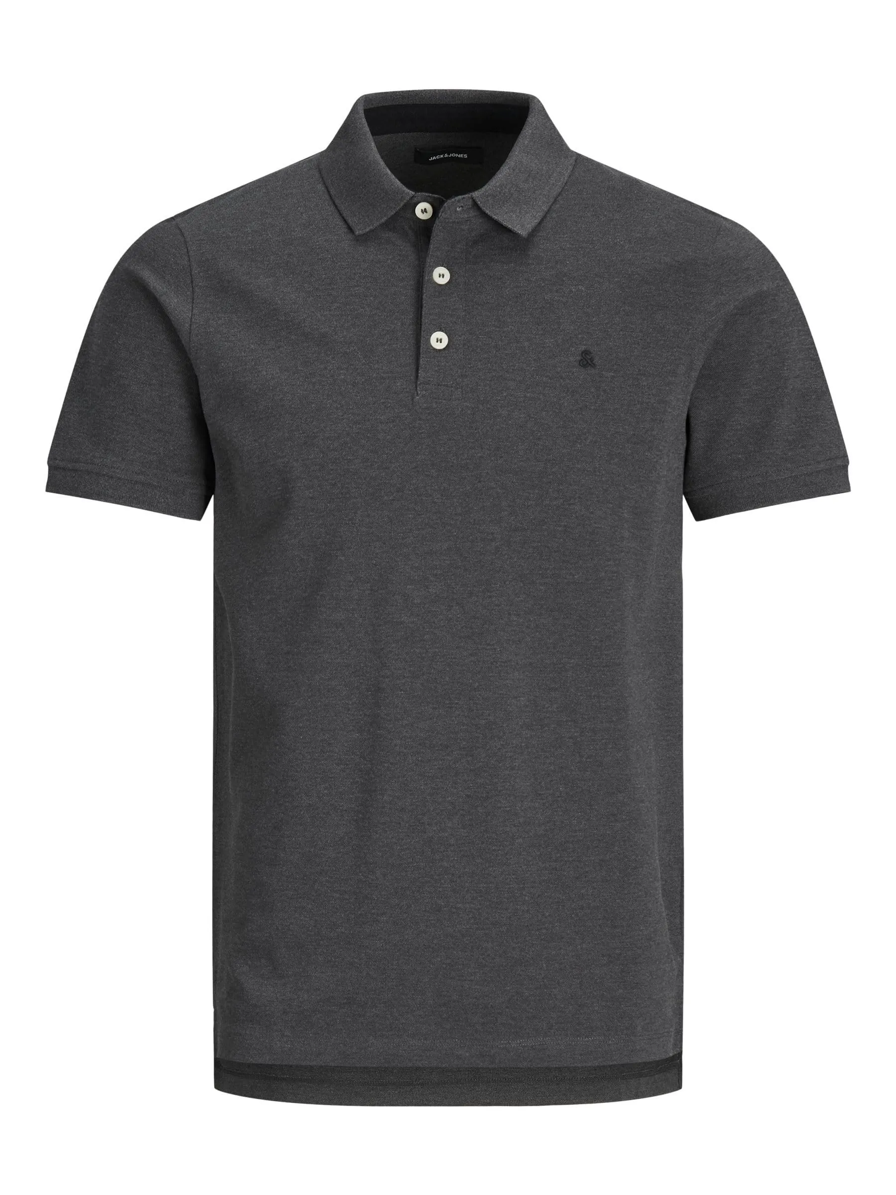 Jack & Jones Jjepaulos Polo SS Noos - Dark Grey Melange, M - immagine 1