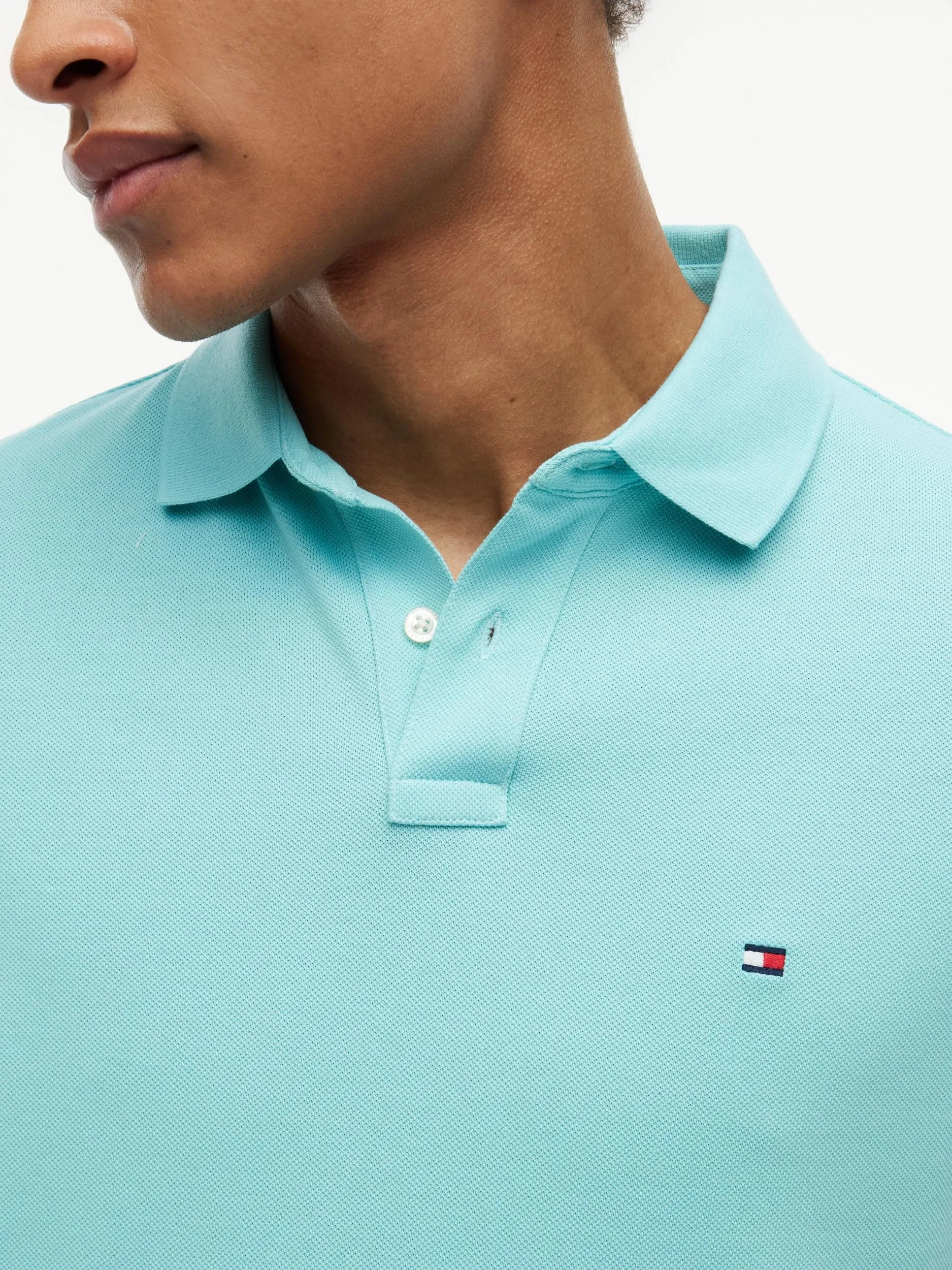 Tommy Hilfiger Polo uomo 1985 Regular, Acqua Artica, XXL - immagine 3