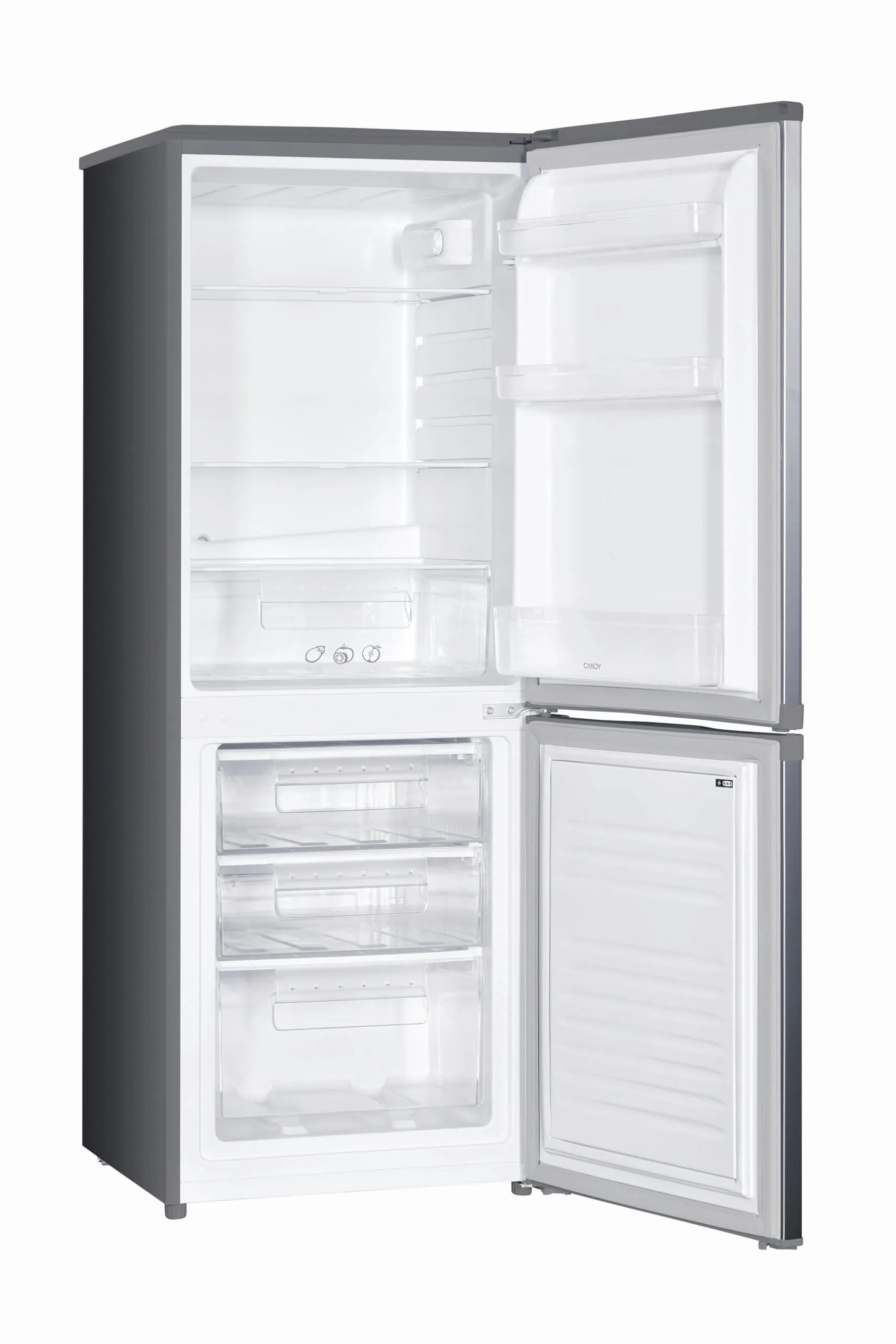 Candy Frigorifero Combinato 2 Porte 207L Classe E Argento CHCS514EX - immagine 4