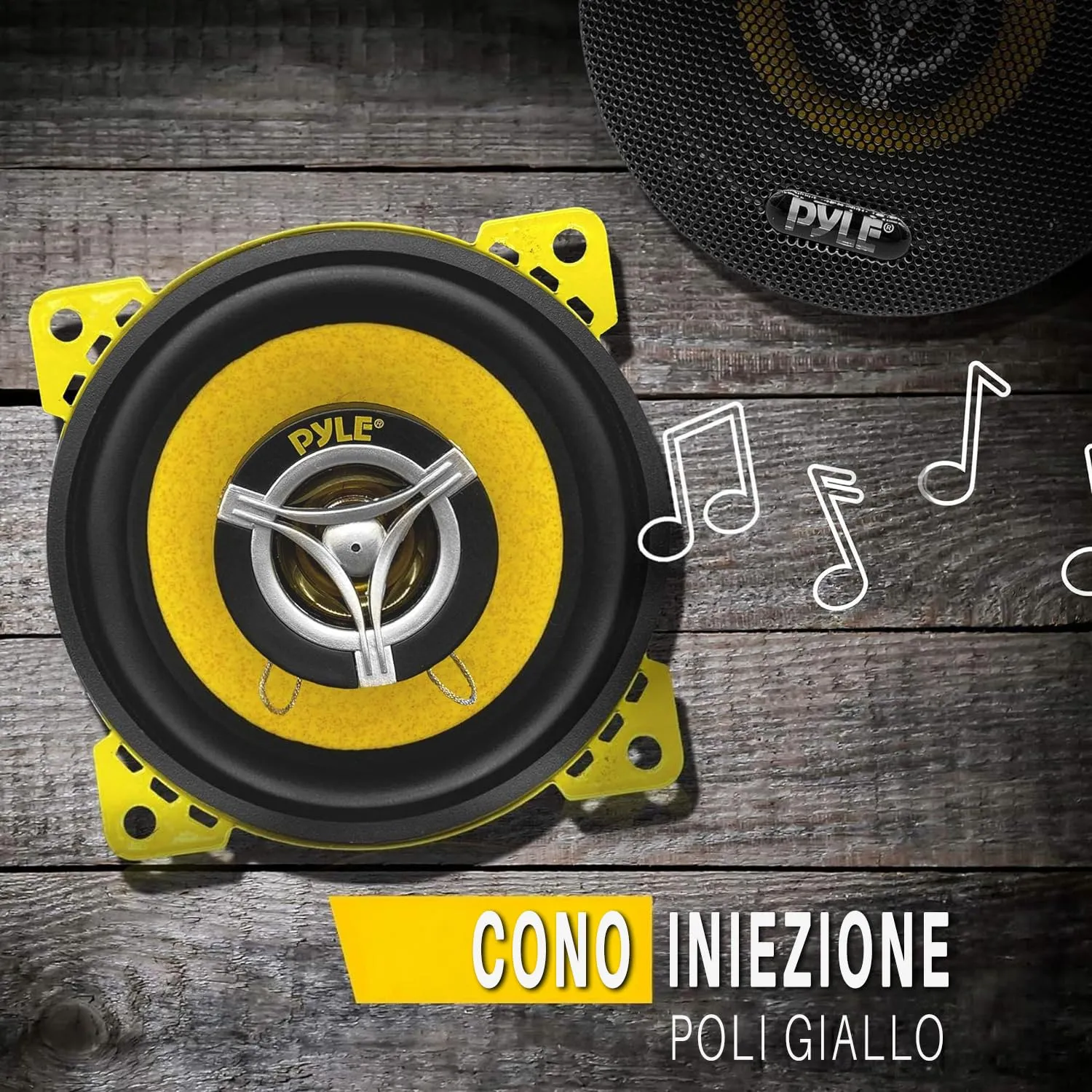 Pyle PLG4.2 Altoparlanti Auto 10,16 cm, 140W, 4 Ohm, 2 Vie - immagine 2