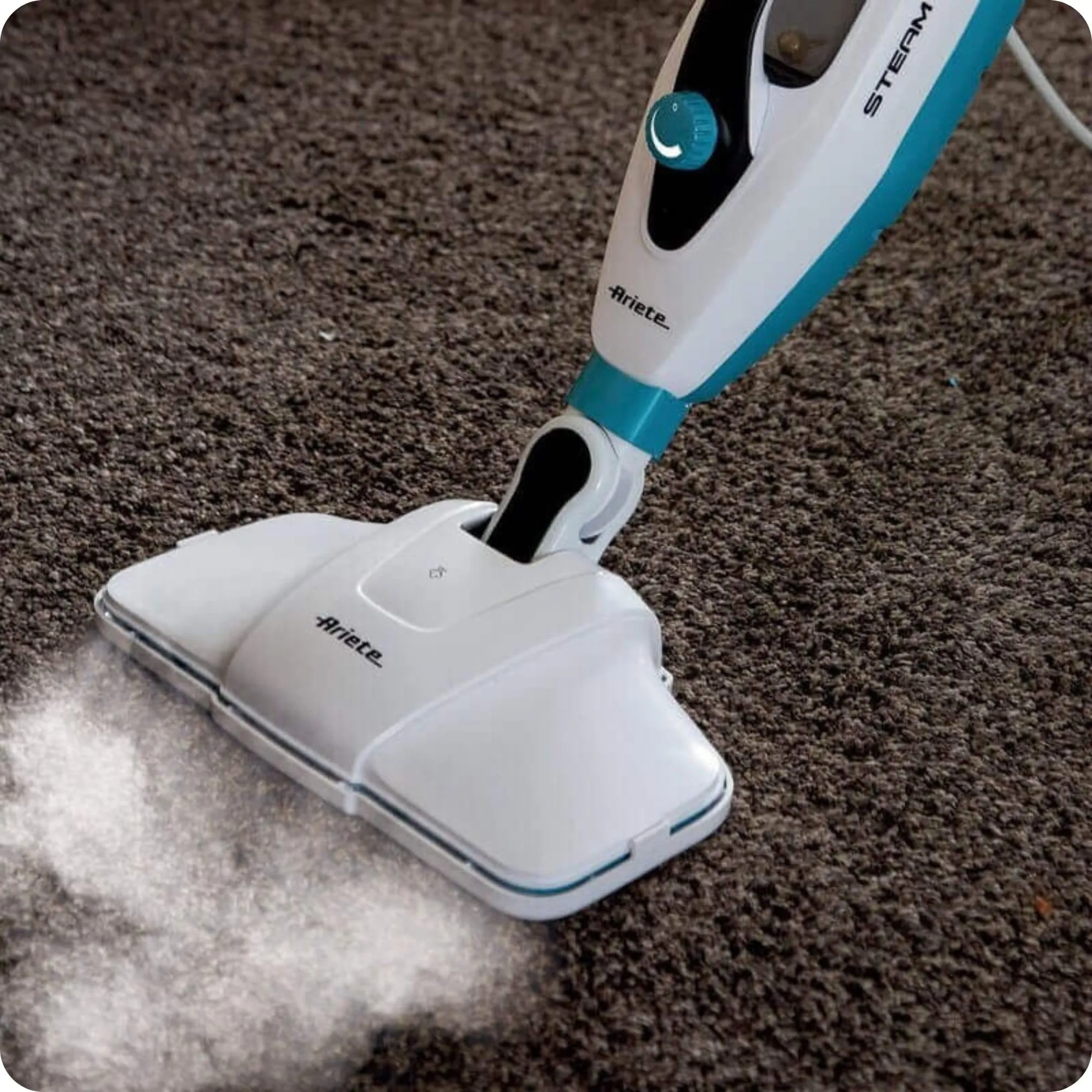 Ariete 4175 Steam Mop 10 in 1, Foldable, 1500 Watt, 350 cc, Bianco/Azzurro - immagine 6