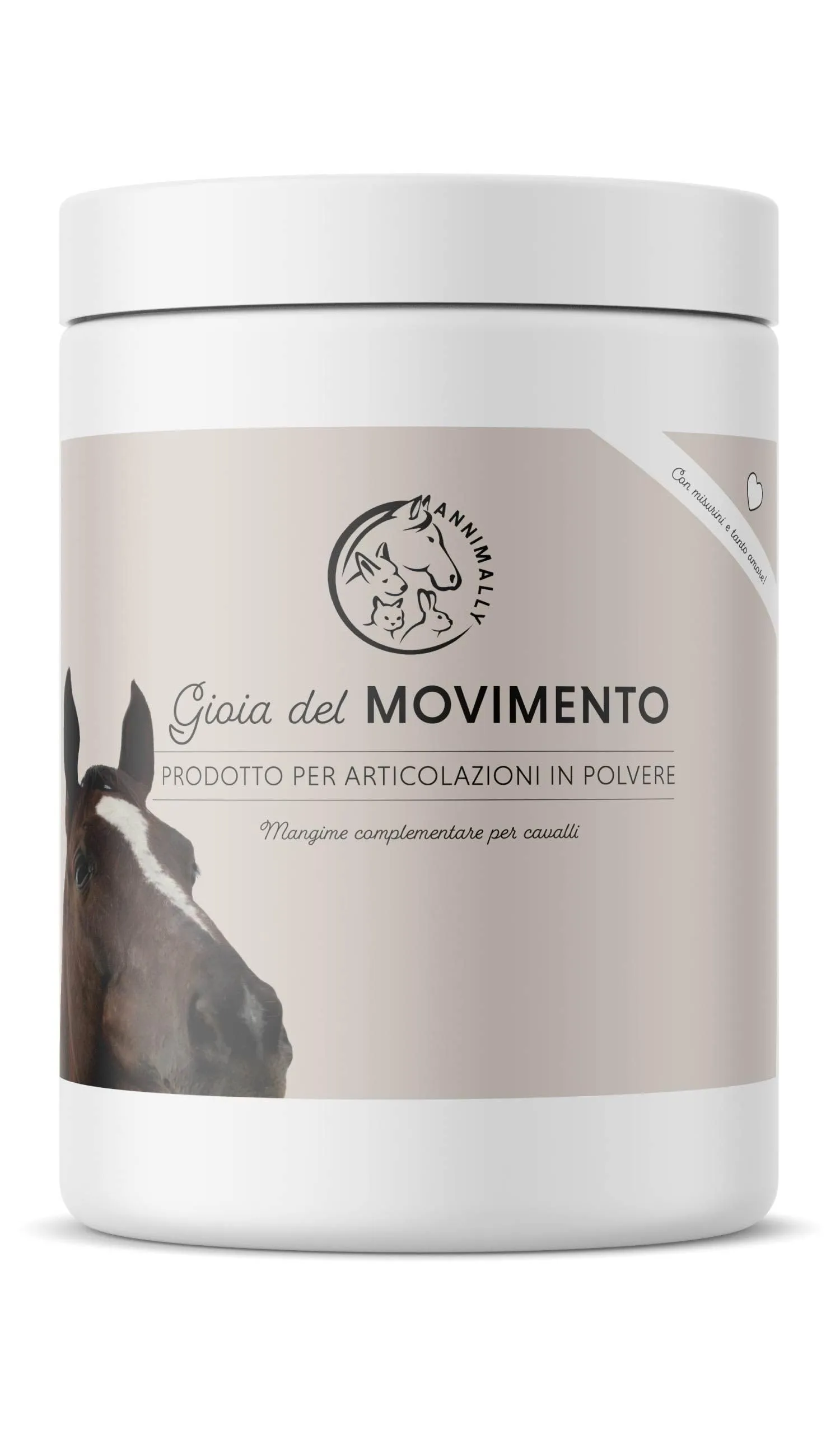 Annimally Polvere per Articolazioni Cavalli 850g con MSM, Glucosamina, Condroitina e Artiglio del Diavolo - immagine 8