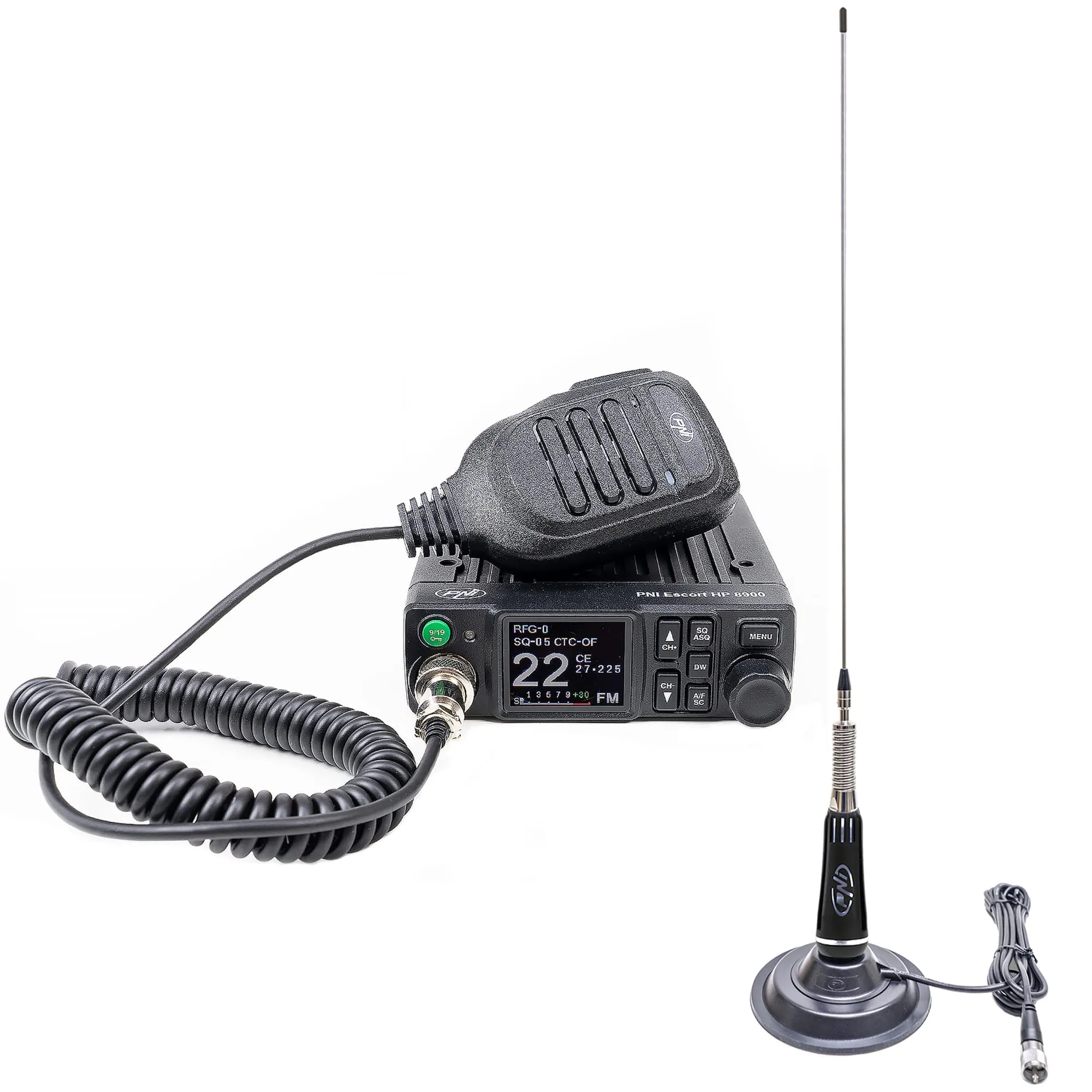 PNI Escort HP 8900 ASQ CB Radio 12-24V and PNI LED 2000 Magnetic Base Antenna - immagine 8