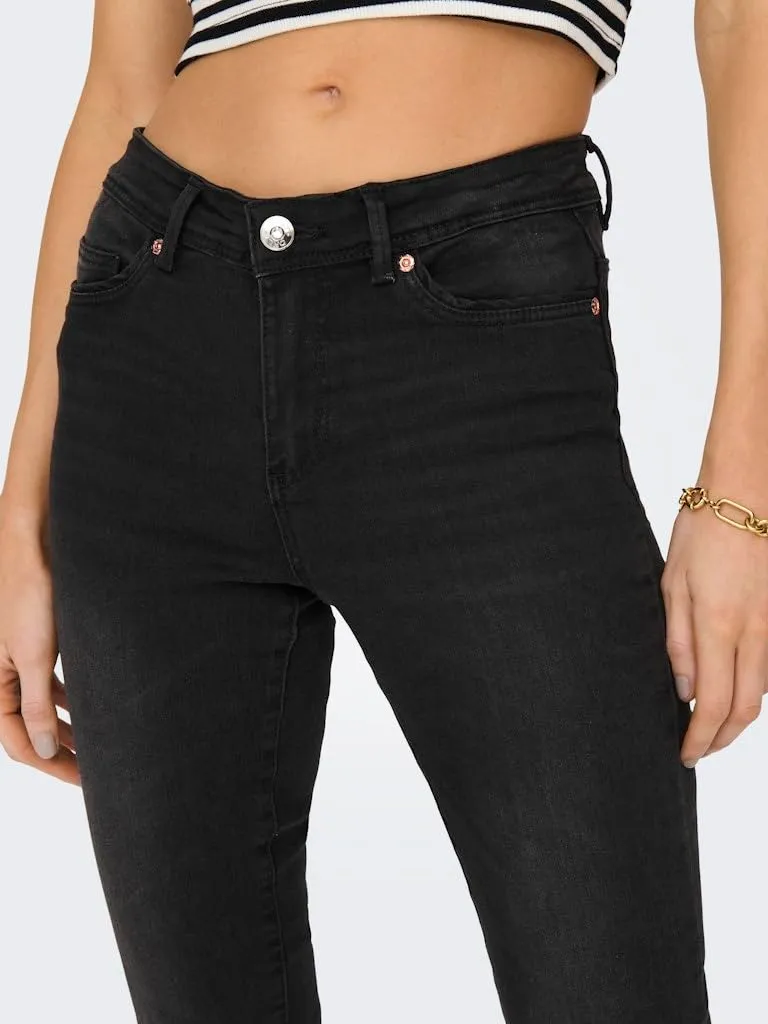 ONLY Vita Media Skinny Fit Jeans Washed Black S/32 - immagine 3