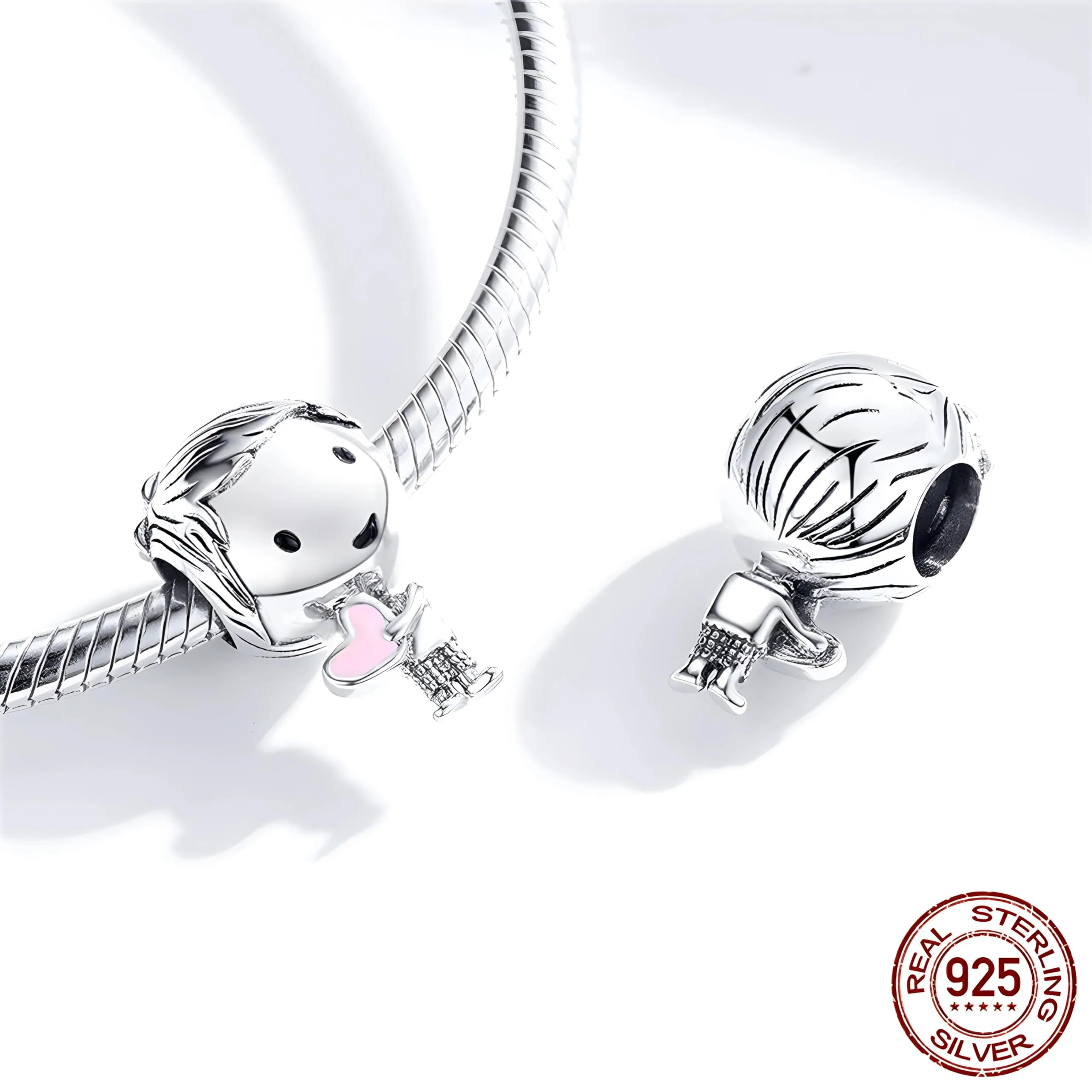JCaleydo G12 Charm in Argento Sterling 925 Compatibile con Bracciale Pandora JC356B - immagine 3
